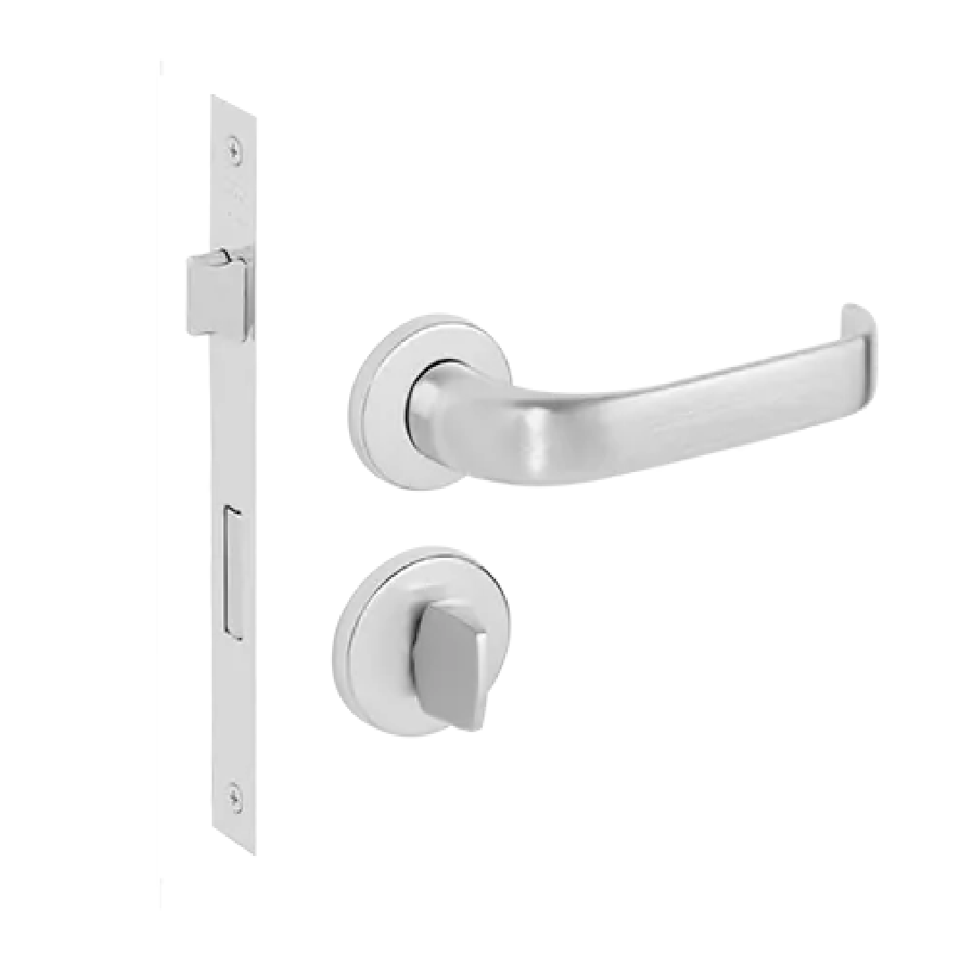 Fechadura Duna Para Banheiro Cromada 40mm Imab