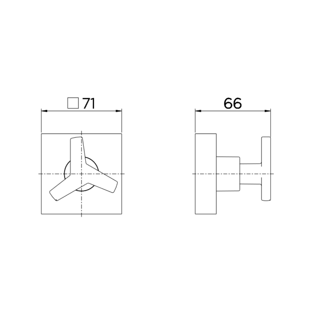 Acabamento De Registro Base Docol 1.1/4" E 1.1/2" City 00877306 Docol