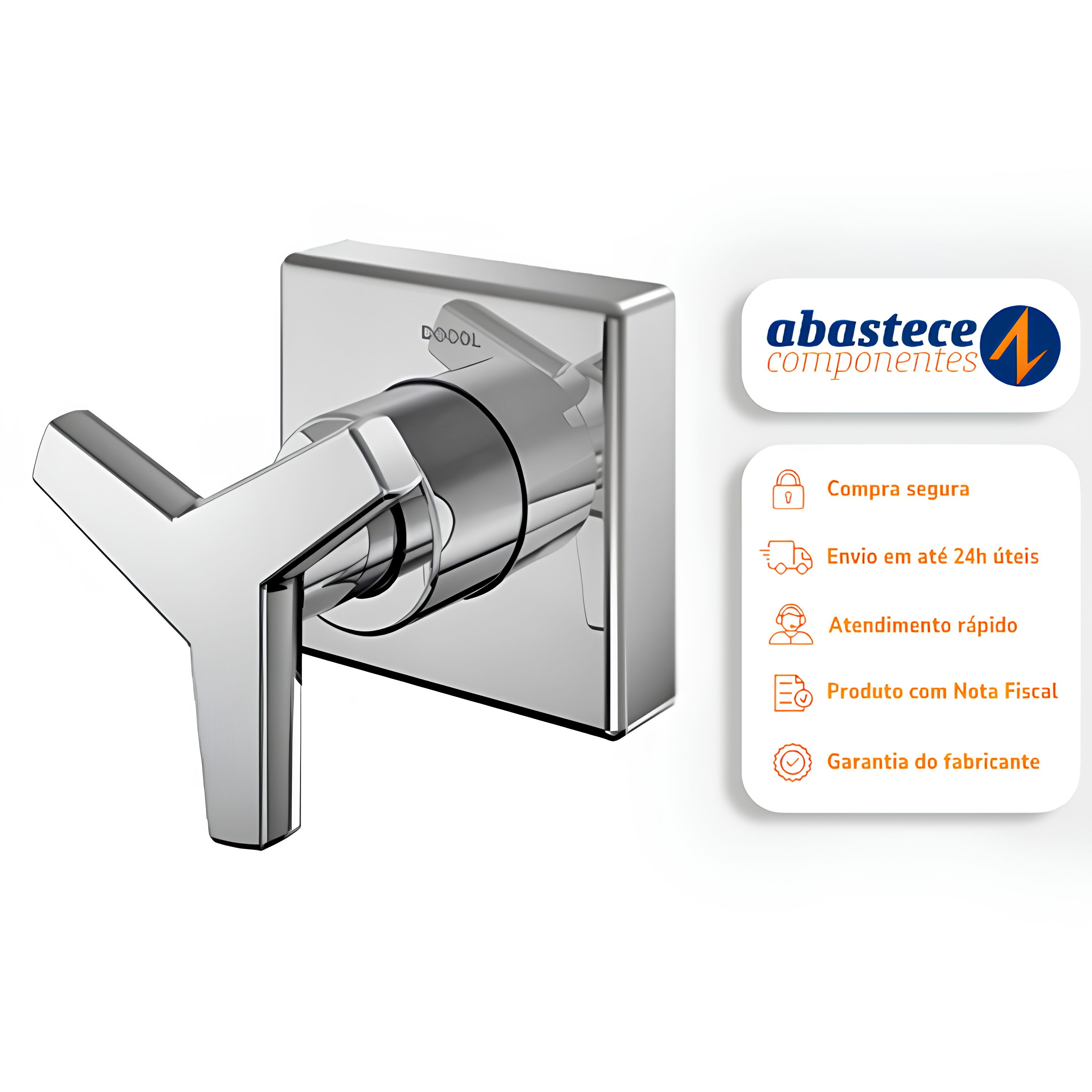 Acabamento De Registro Base Docol 1.1/4" E 1.1/2" City 00877306 Docol