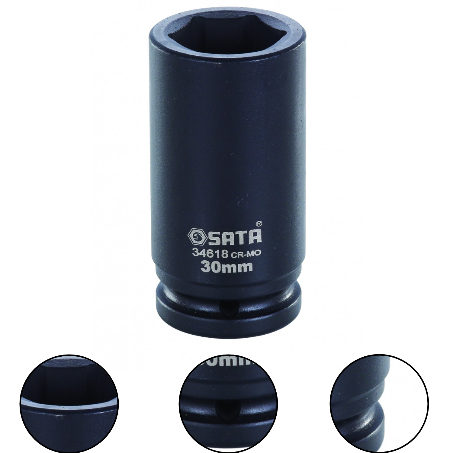 Soquete Impacto Sextavado Longo 3/4" De 32Mm St34620sc Sata