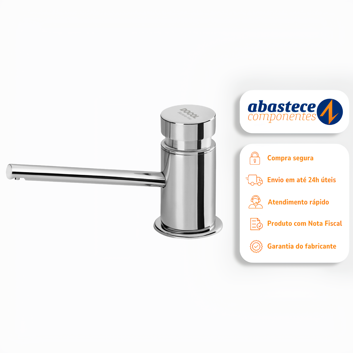 Dispensador Sabonete/Detergente Pressmatic 17200006 Docol