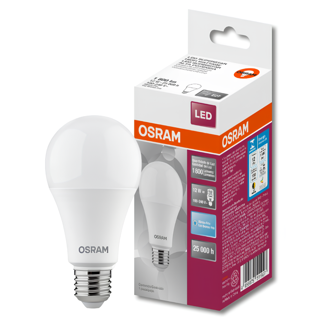 Lampada Led Alta Potencia A-Shape 12W 6500K 1800Lm Bivolt Osram
