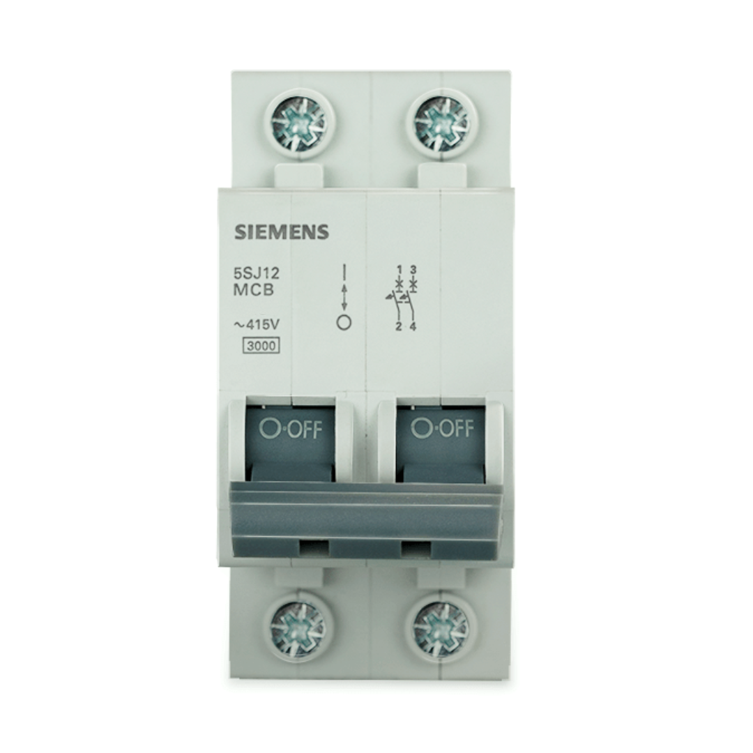 Disjuntor Bipolar 50A Din Curva C 5Sj12507mb Siemens