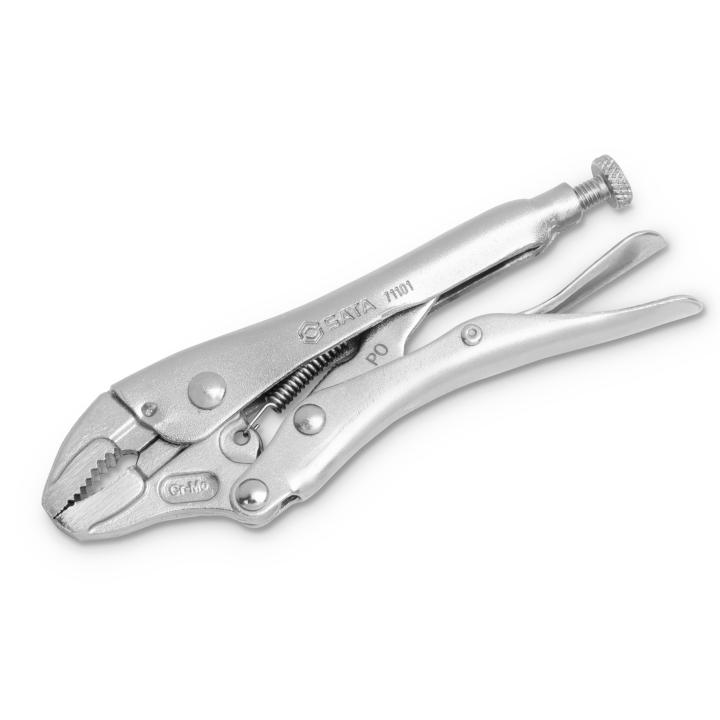 Alicate De Pressão Mordente Curvo 5" Aço Cr-Mo St71101st Sata