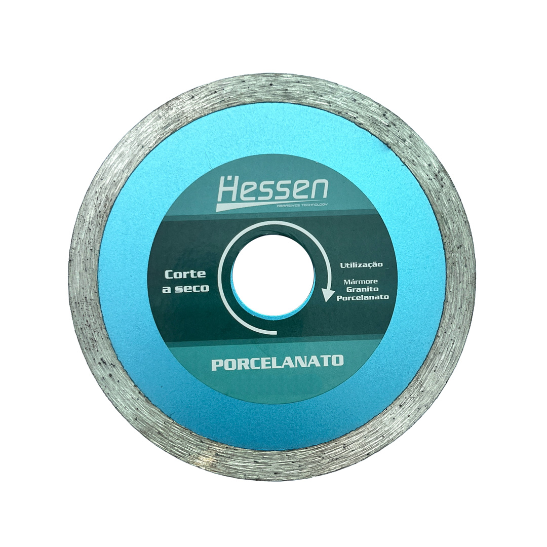 Disco Diamantado Porcelanato Liso 110Mm X 22Mm (20Mm) Hessen