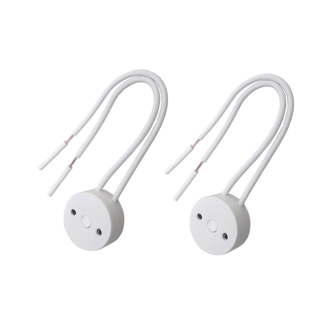 Soquete Rabicho Para Lampada Tubular T8 Com 2 peças