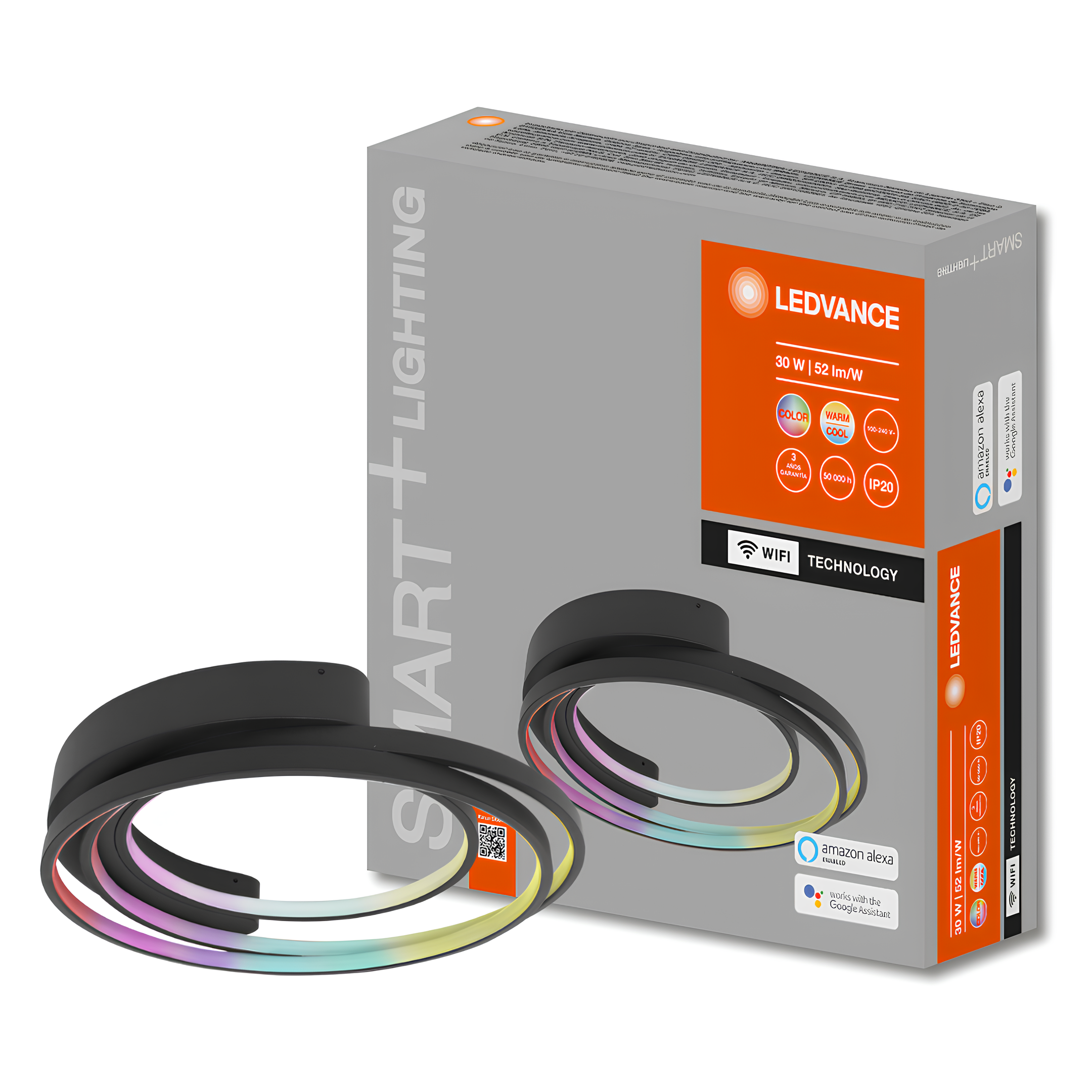 Luminaria Led Ceiling Deco Smart+ 27W Rgb 1450Lm 220° Ledvance