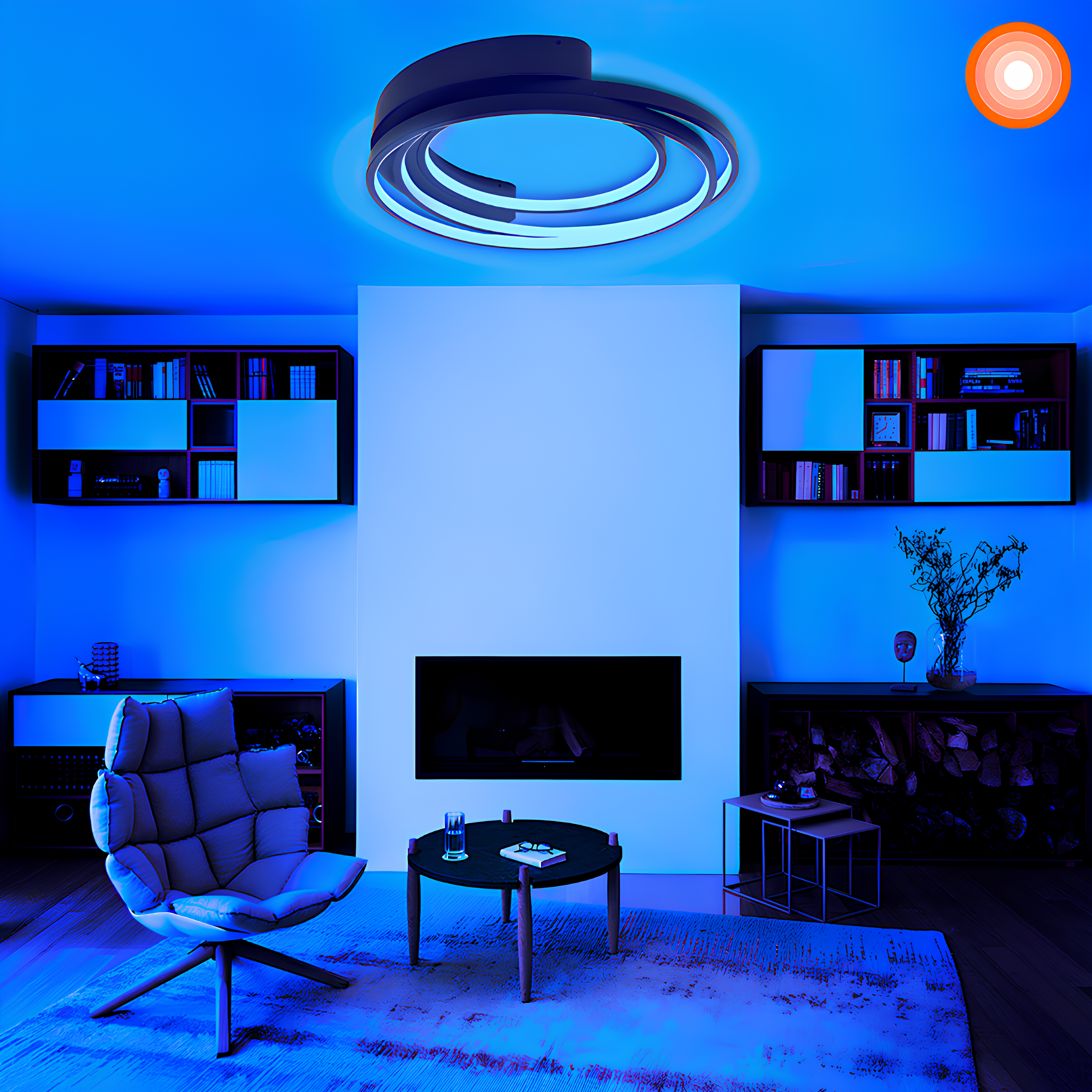 Luminaria Led Ceiling Deco Smart+ 27W Rgb 1450Lm 220° Ledvance