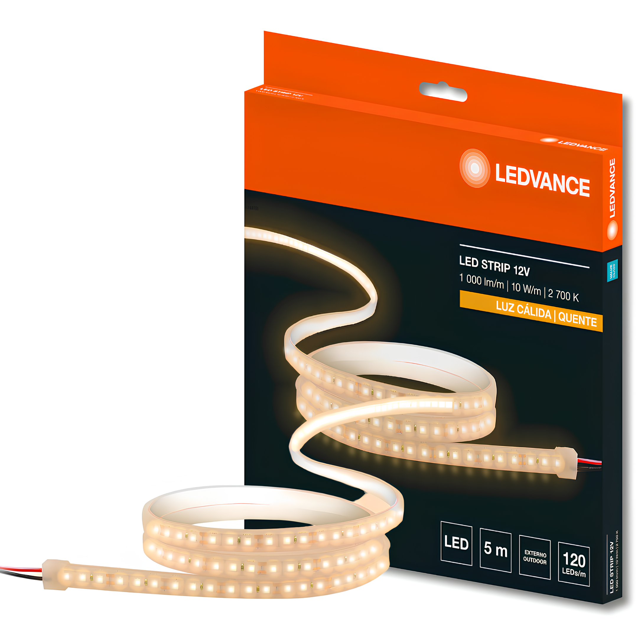 Fita Led Value Smd 5M 10W/m 1000lm/m Ip65 12Vdc Ledvance