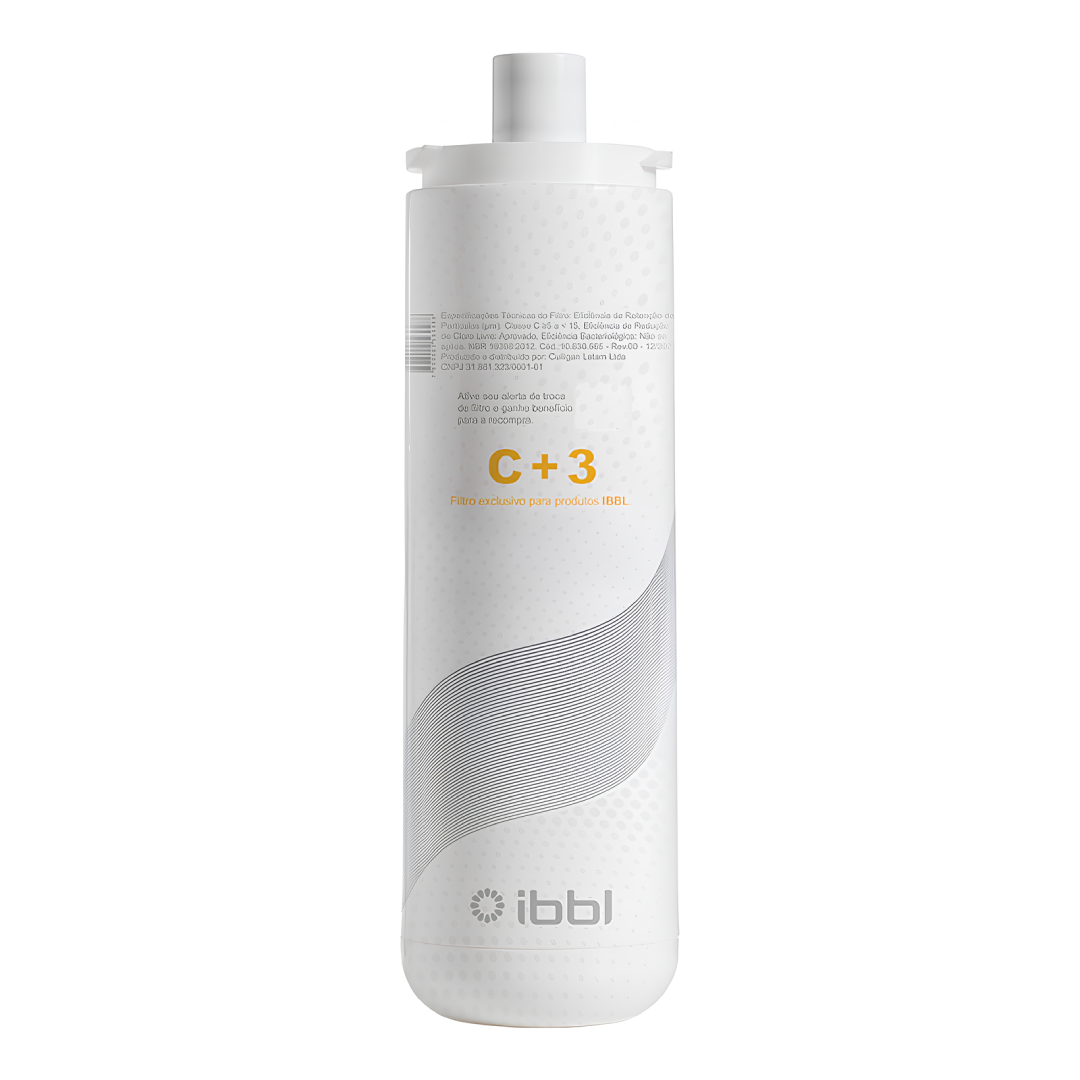 Refil Filtro de Agua Natural Lacrado C+3 IBBL