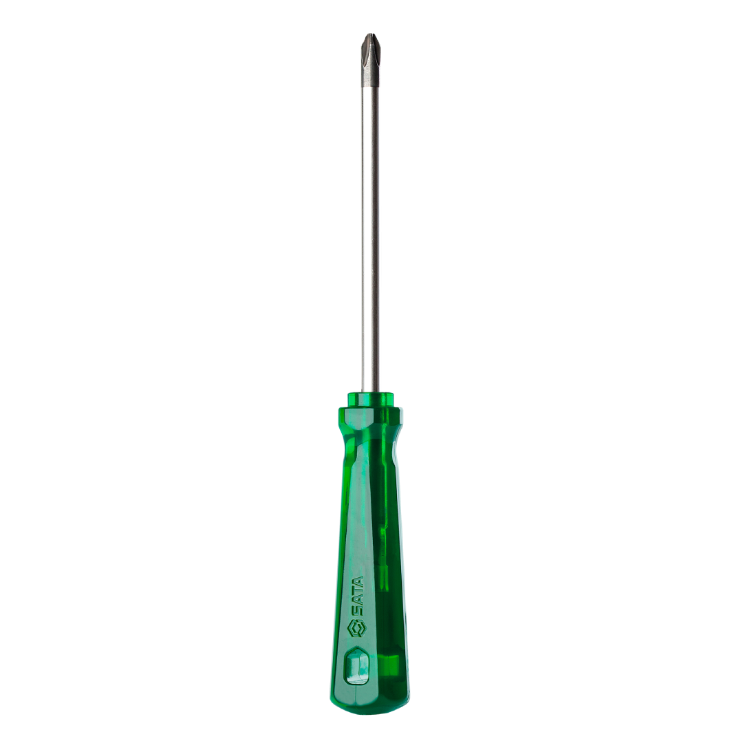 Chave Phillips Cabo Pvc Translucido Verde 1/4X4 ST61378 Sata