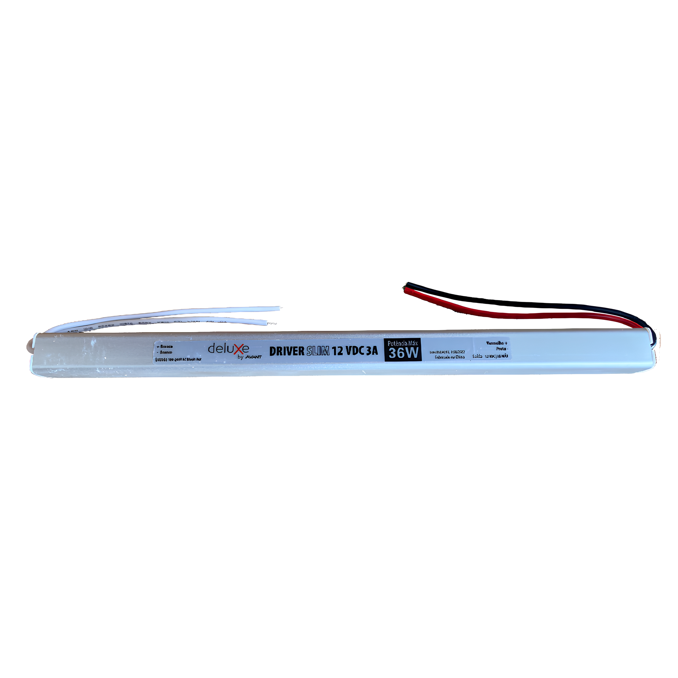 Driver Slim Para Fita Led 3A-36W Bivolt 12V Ip20 Avant