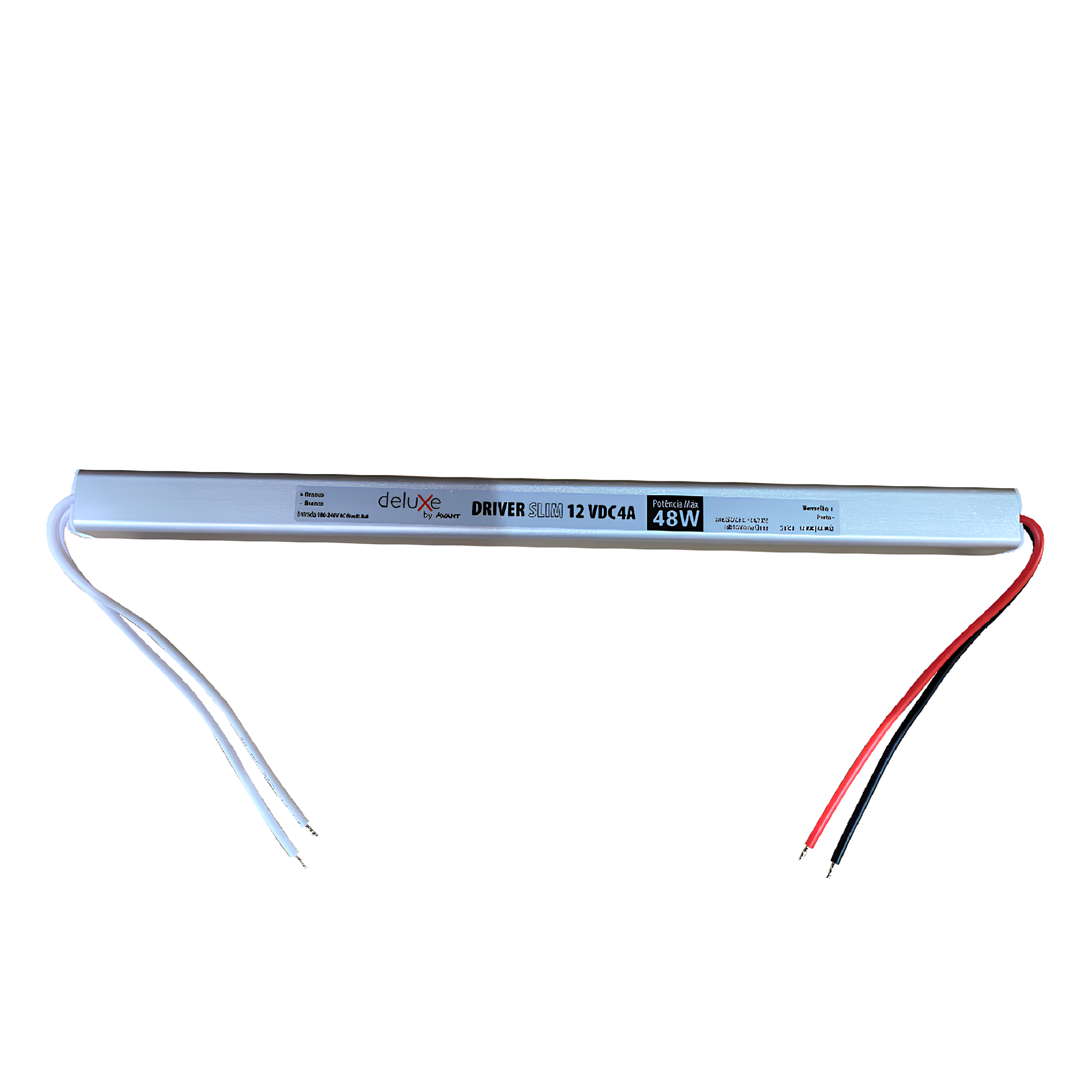 Driver Slim Para Fita Led 4A-48W Bivolt 12V Ip20 Avant