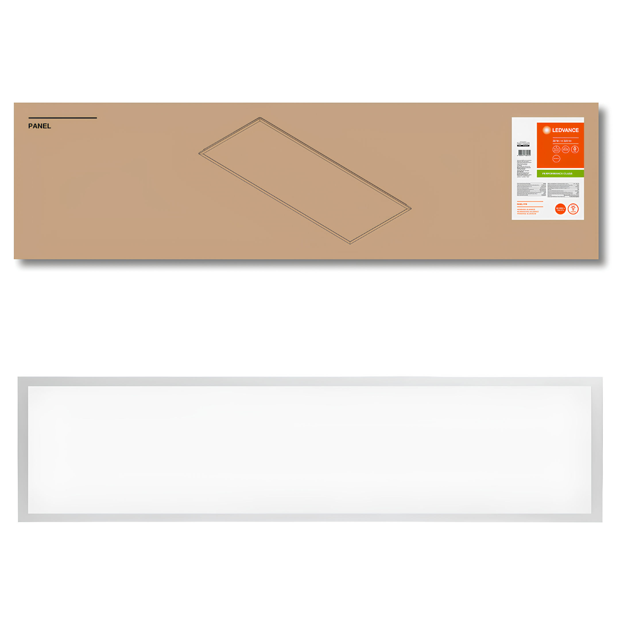 Luminaria Led Embutir Pfm 36W 4000K Bivolt 4320Lm 30X120cm 7019043 Ledvance