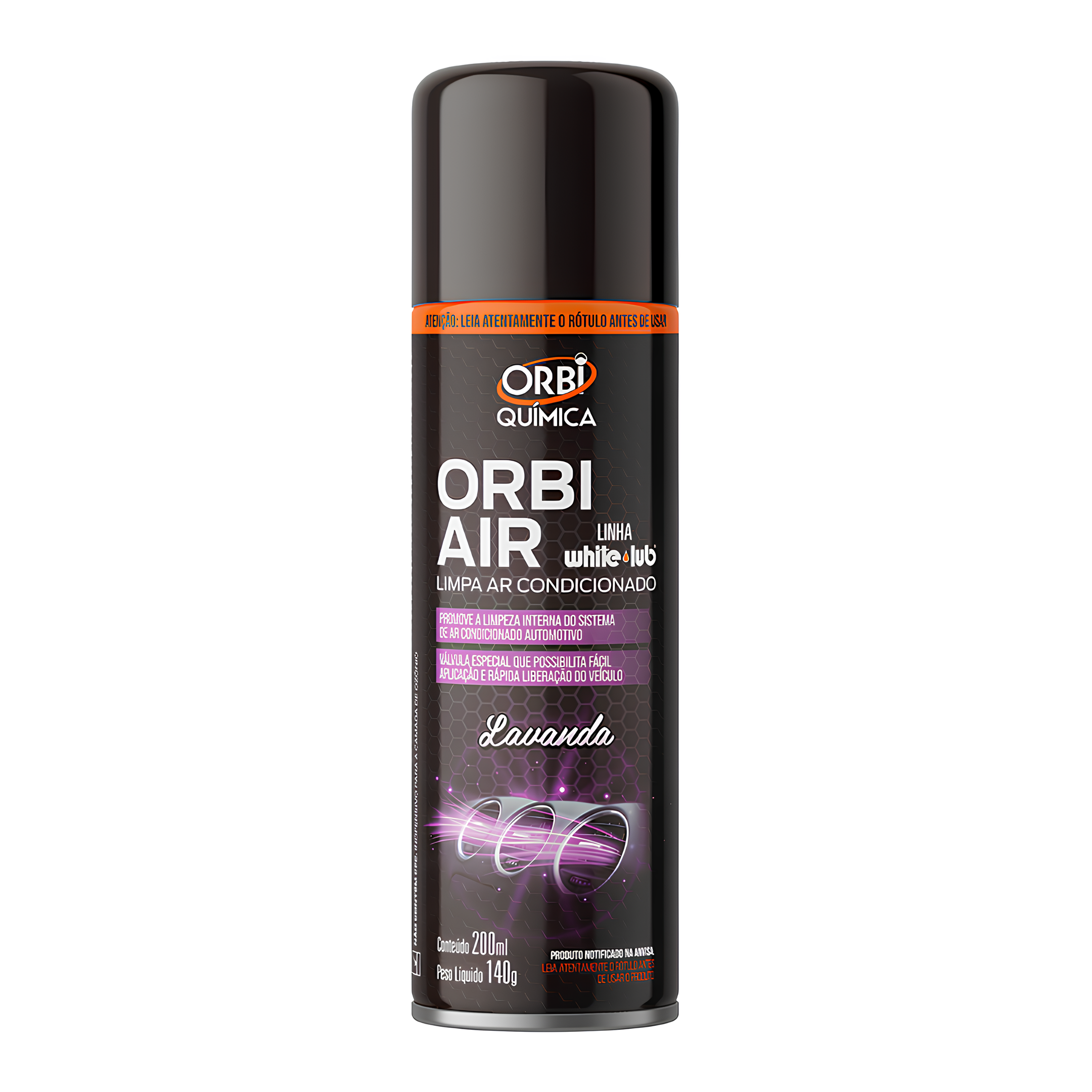 Limpa Ar Condicionado Orbi Air Lavanda 200ML 140g Orbi Quimica