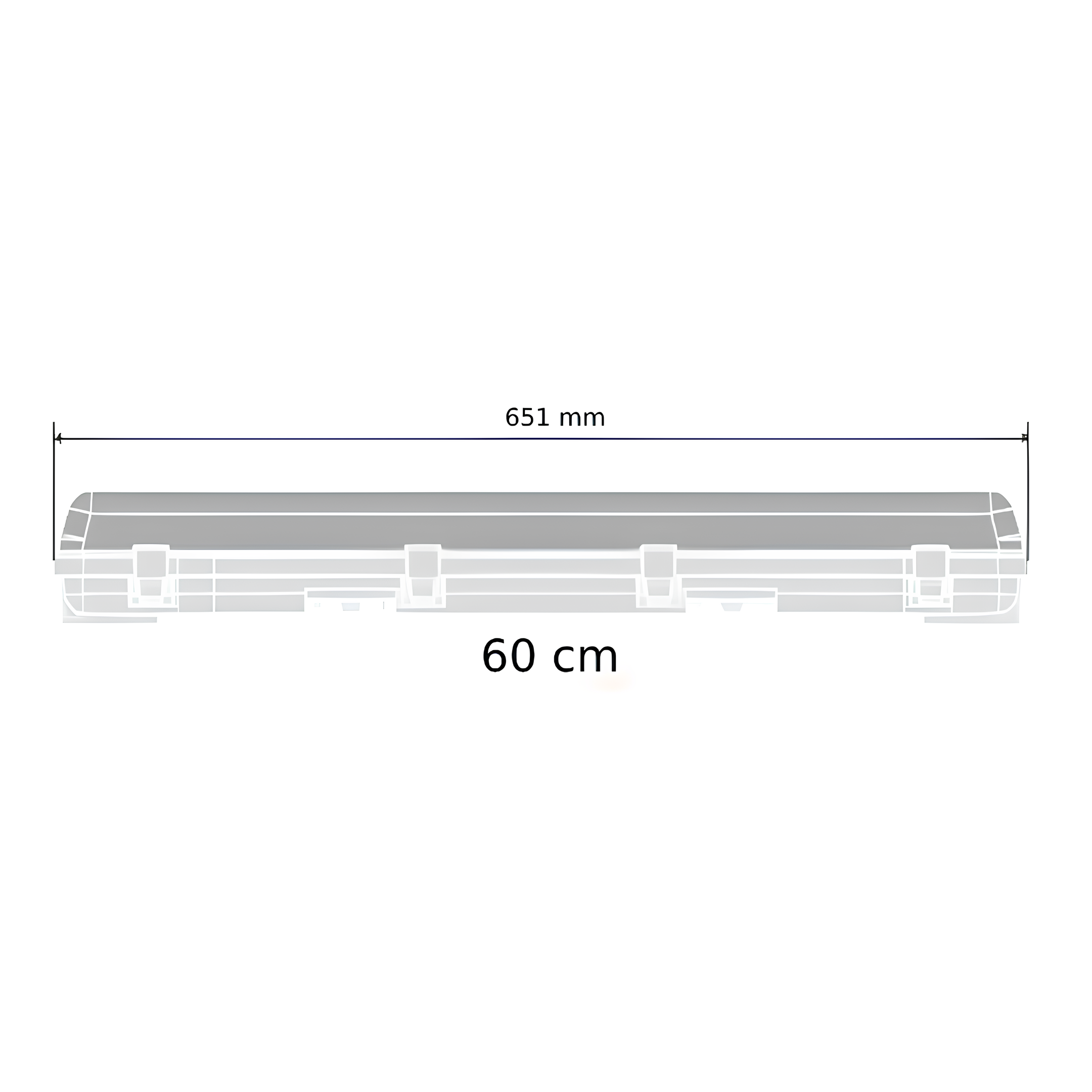 Luminária Hermética Damp-Proof Housing 60Cm Double Ledvance