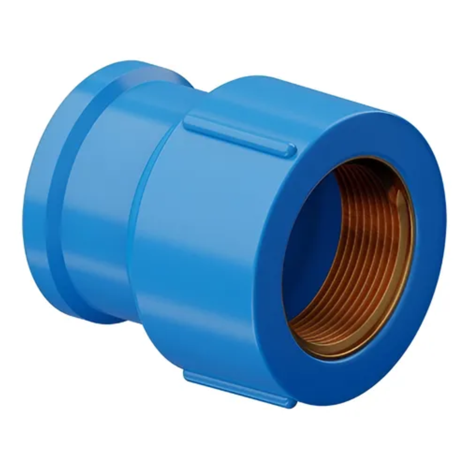 Luva Soldável Bucha Latão 32mm X 1' Pvc Azul 16429 Amanco