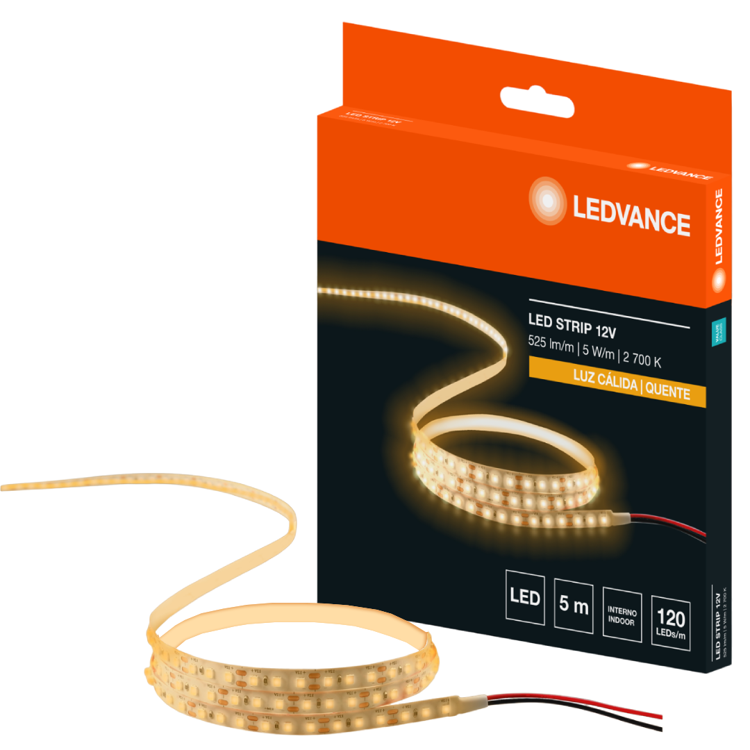 Fita Led Ecoflex 5M 5W 12V Ip20 525Lm/m Ledvance