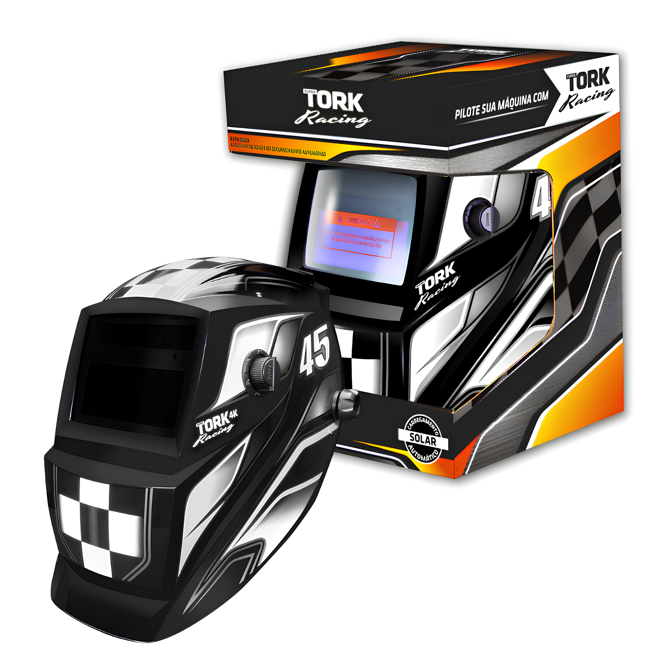 Mascara Solda Automática 4K Racing 45 C/ Escurecimento Tork