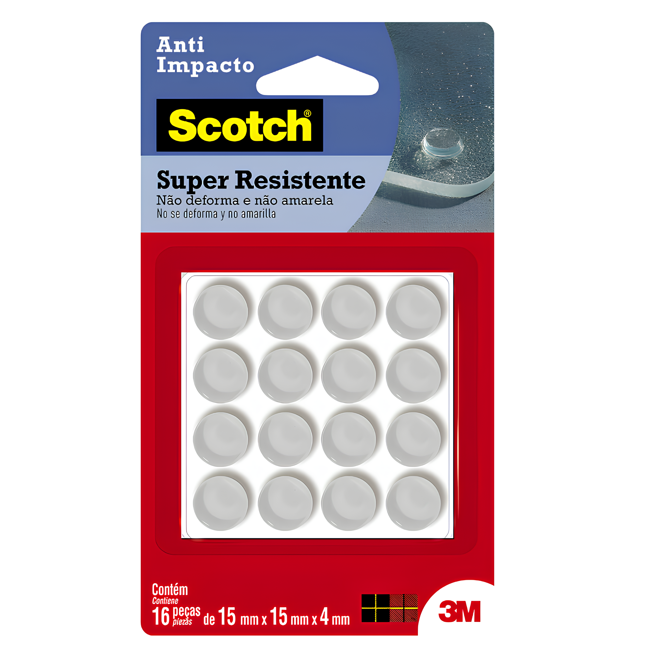 Protetor Anti-Impacto Redondo Grande G HB004263081 3M Scotch