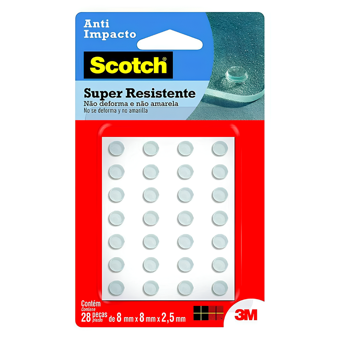 Protetor Anti-Impacto Redondo Extra Pequeno (PP) HB004263107 3M Scotch