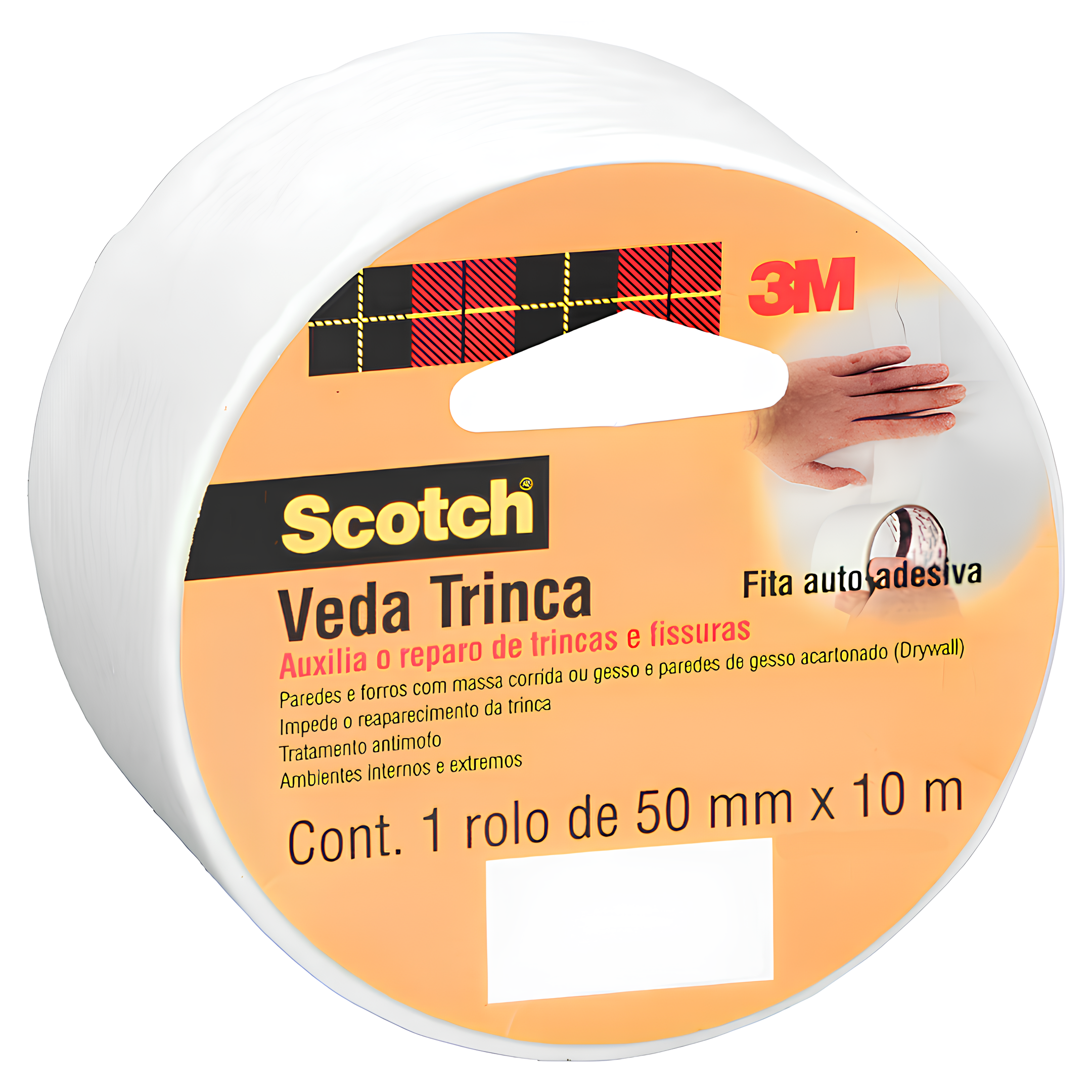 Fita Veda Trinca 50mm x 10m H0002223511 3M Scotch