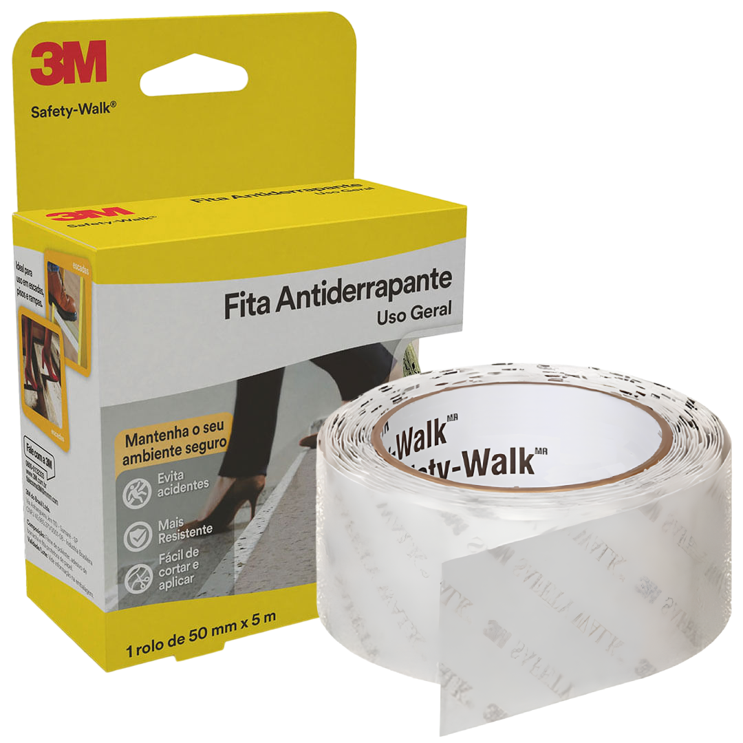 Fita Antiderrapante Transparente 50MM x 5M H0001912460 3M