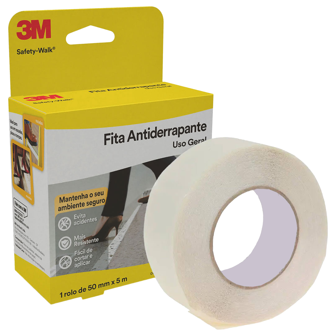 Fita Antiderrapante Transparente 50MM x 5M H0001912460 3M