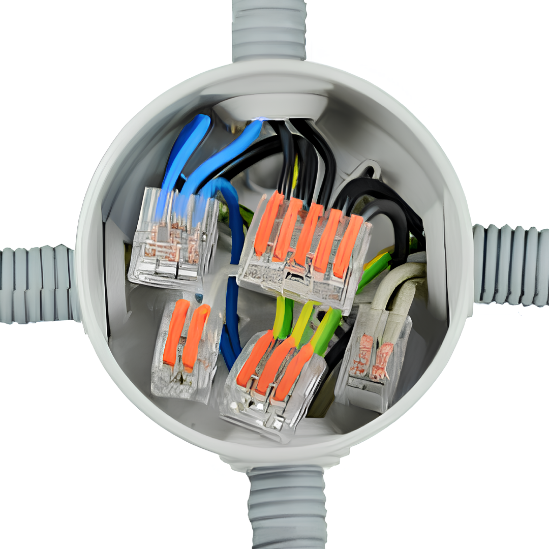 Conector De Emenda 5 Vias 6Mm Pacote Com 3 Peças Eletrokit
