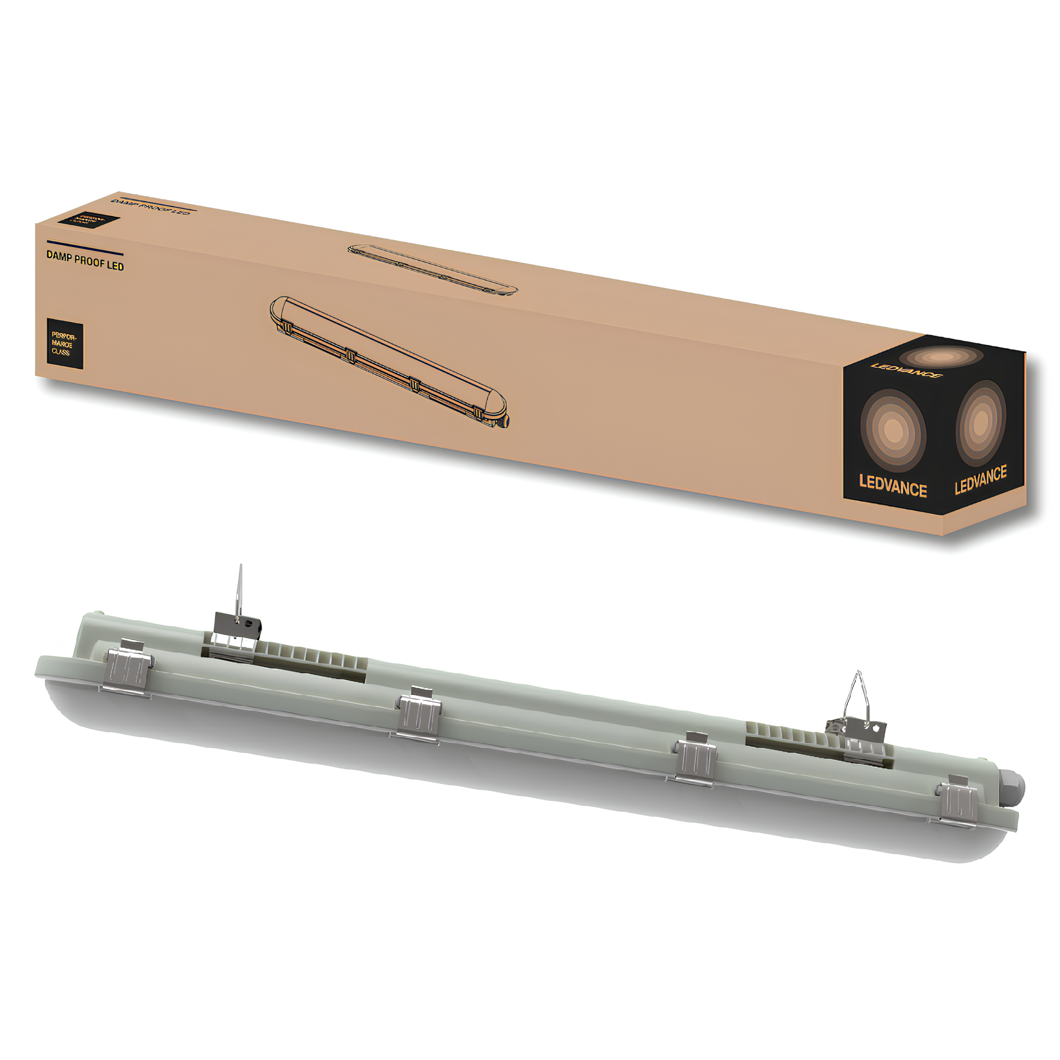 Luminaria Hermetica Damp Proof Pfm 15W 6500K 2250Lm Ledvance
