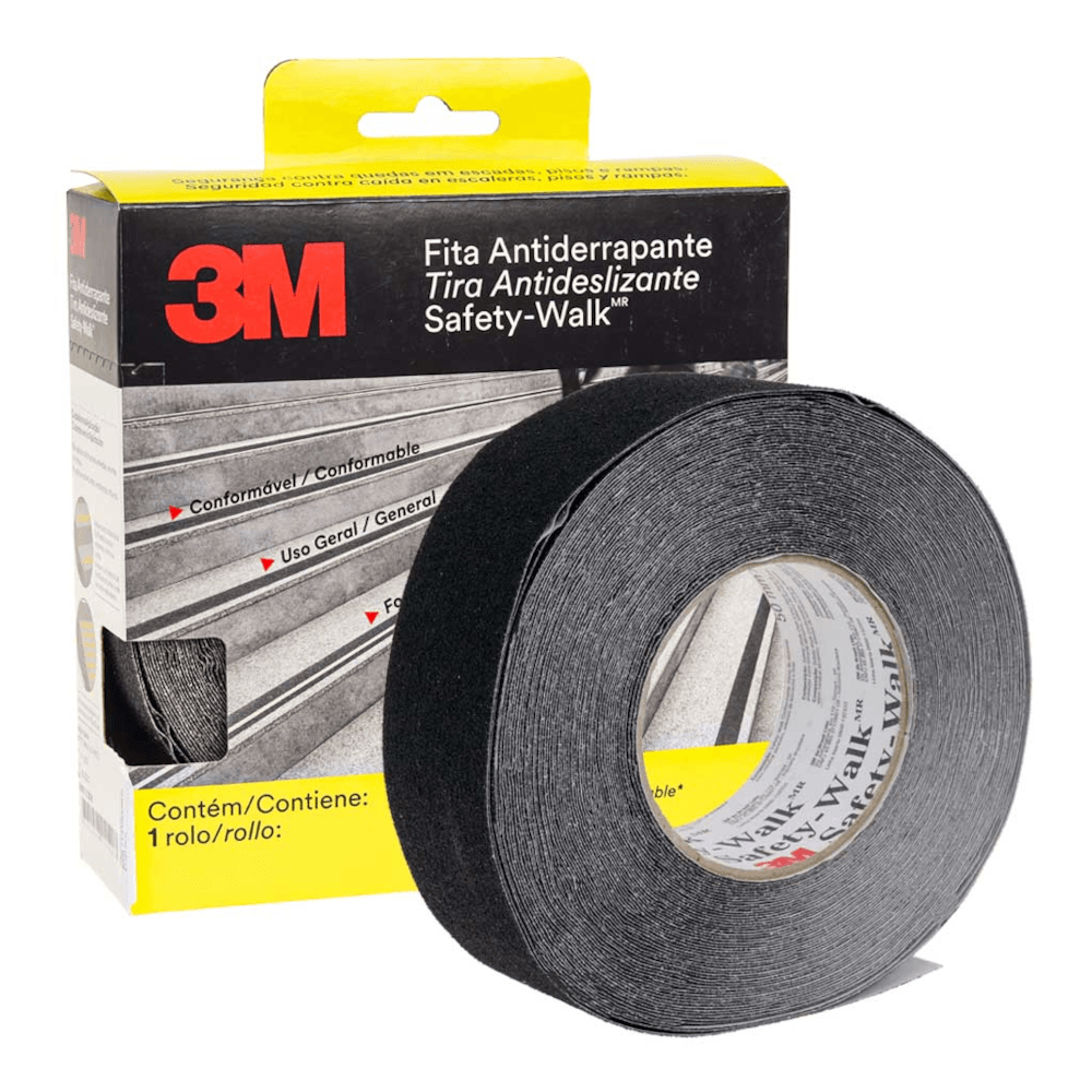 Fita Antiderrapante Preta 50x20Mm Safety Walk 3M