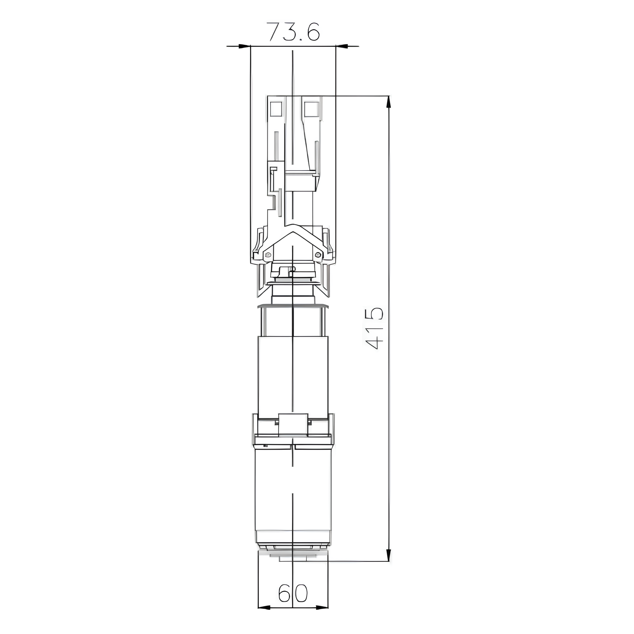 Obturador Caixa de Descarga de Embutir Coaxial Montana Hydro
