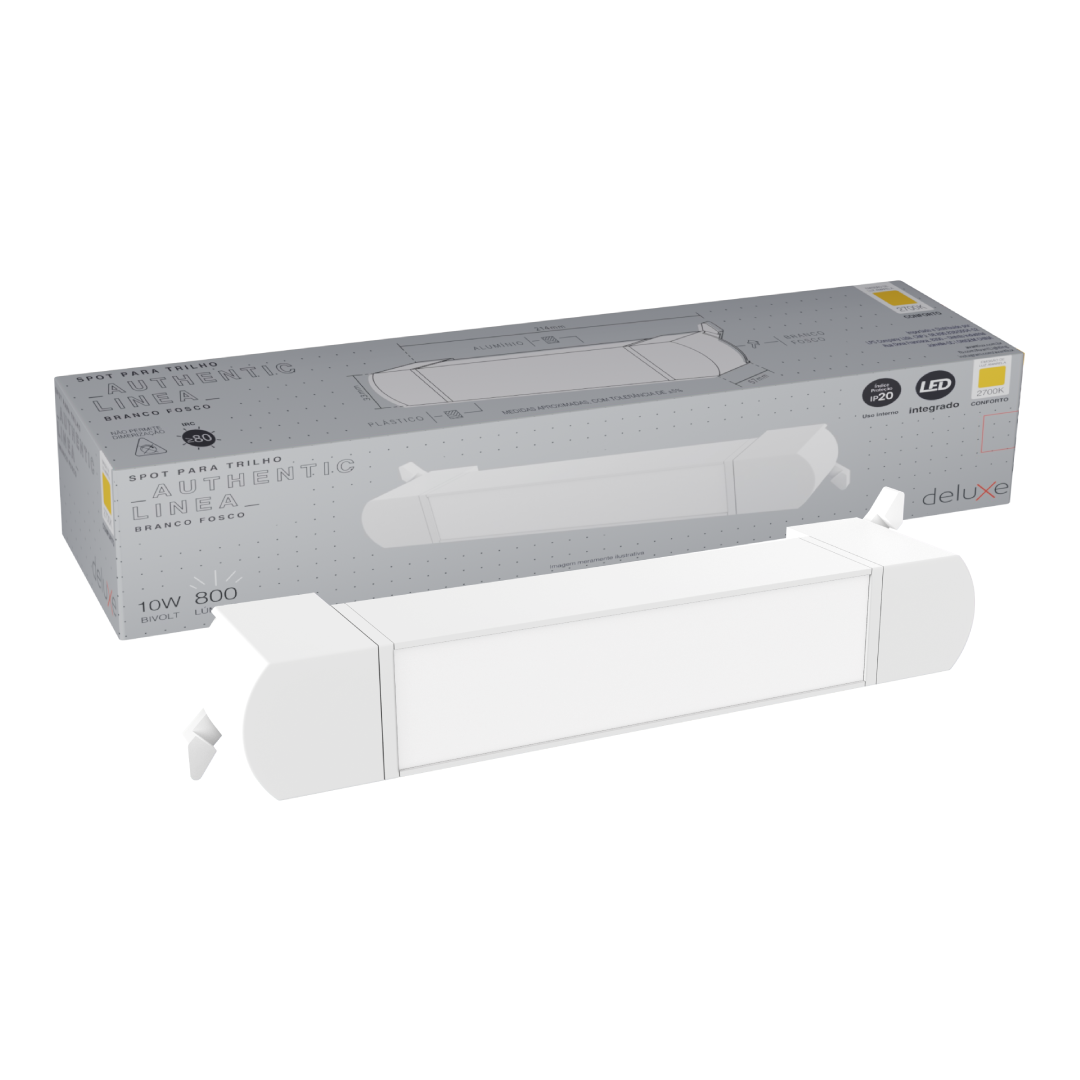 Spot Led Trilho Authentic Linea Br 20W 2700K 1600Lm Avant