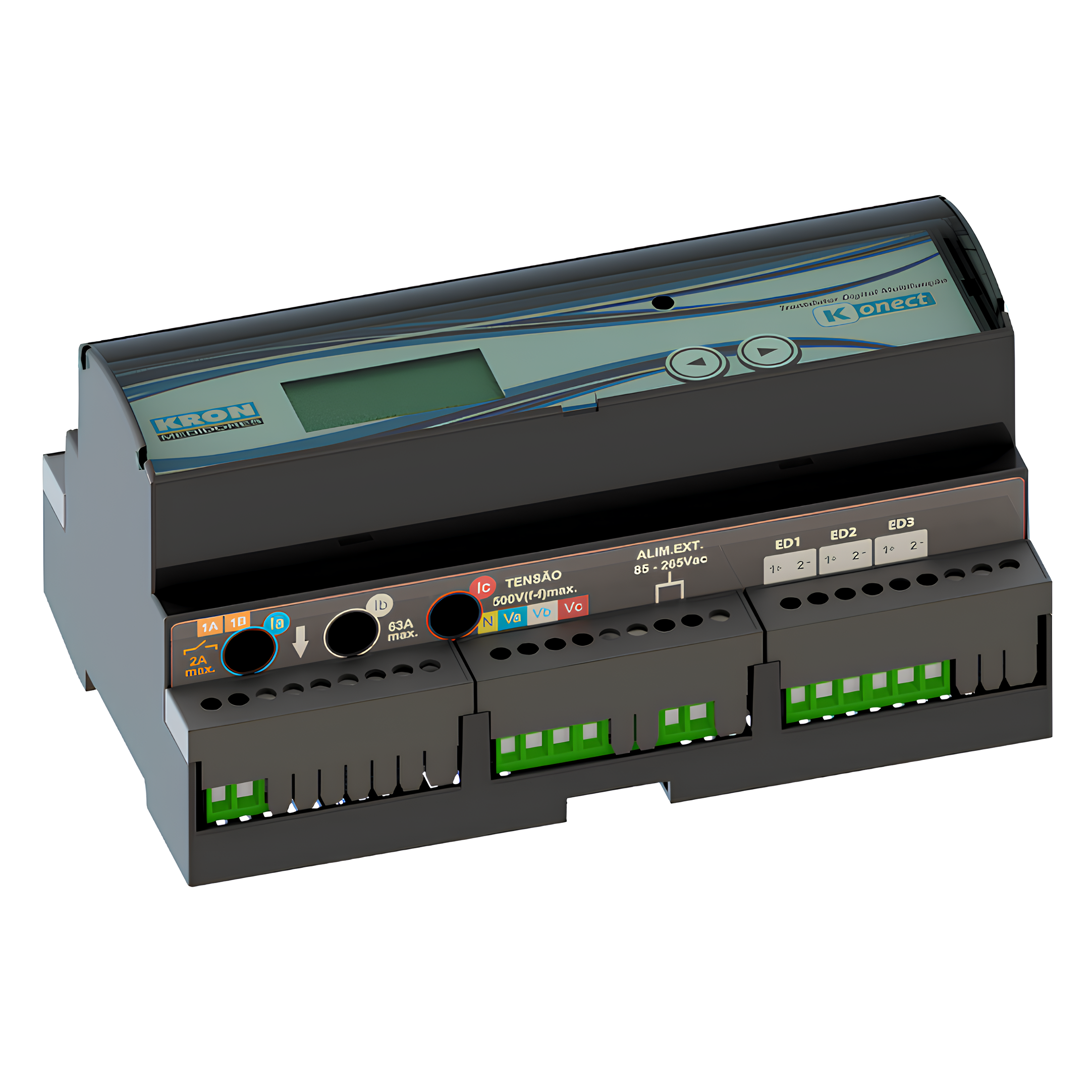 Multimedidor de Grandezas Elétricas Konect 120 Kron