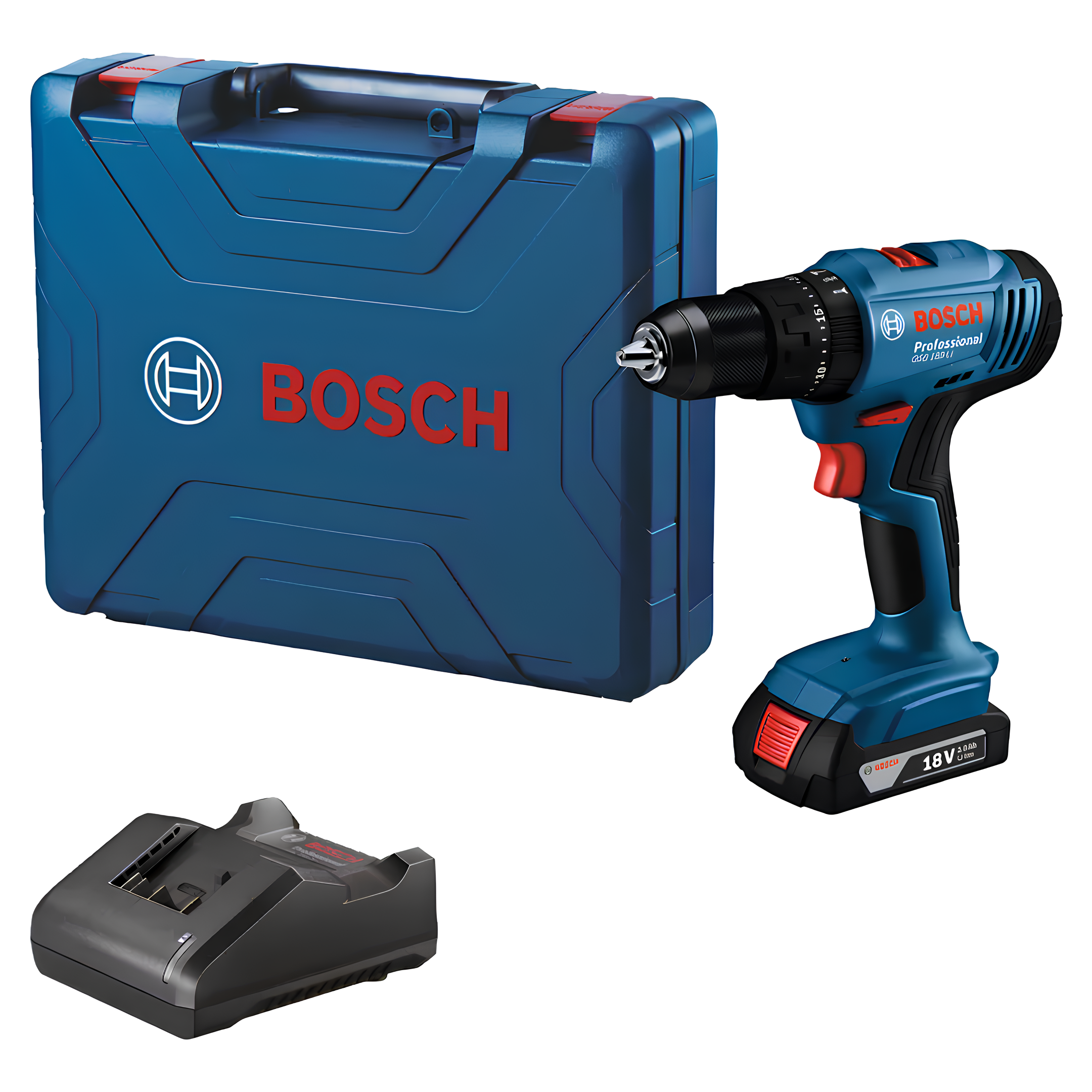 Parafusadeira Furadeira Impacto 18V Bateria Gsb 183-Li Bosch