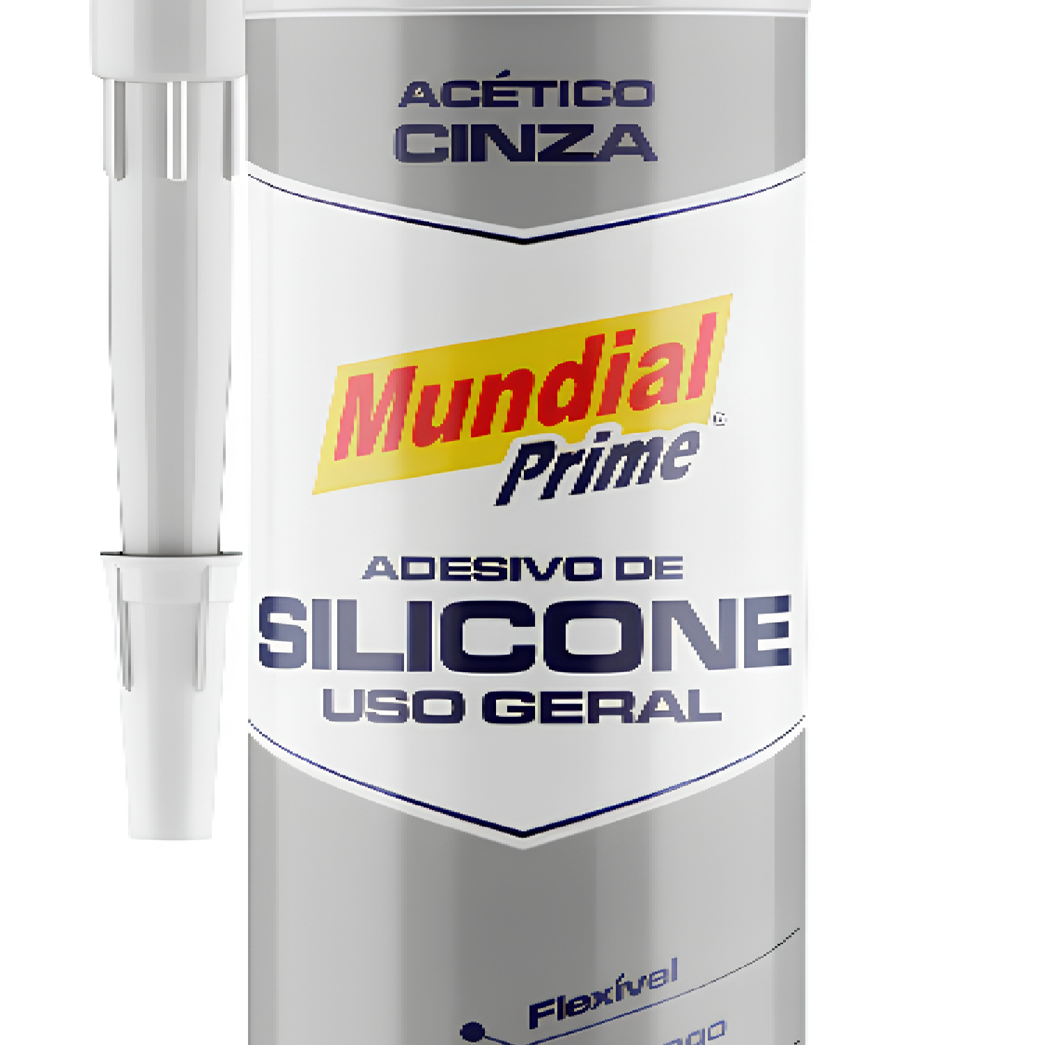 Silicone Acetico Cinza 260G PT0600034 Mundial Prime