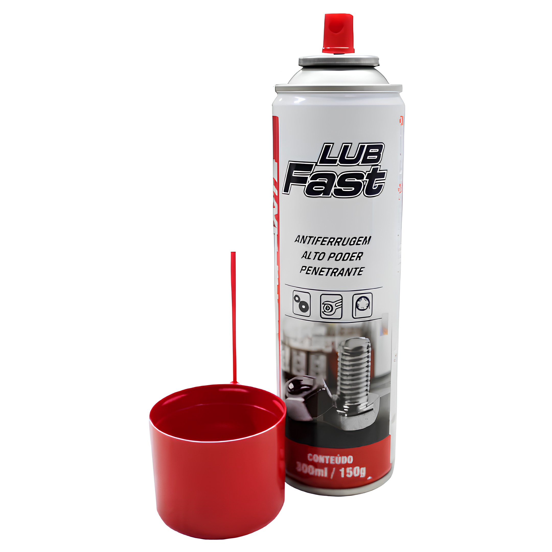 Spray Oleo Desengripante Anticorrosivo 300Ml TE0000869 Lub Fast