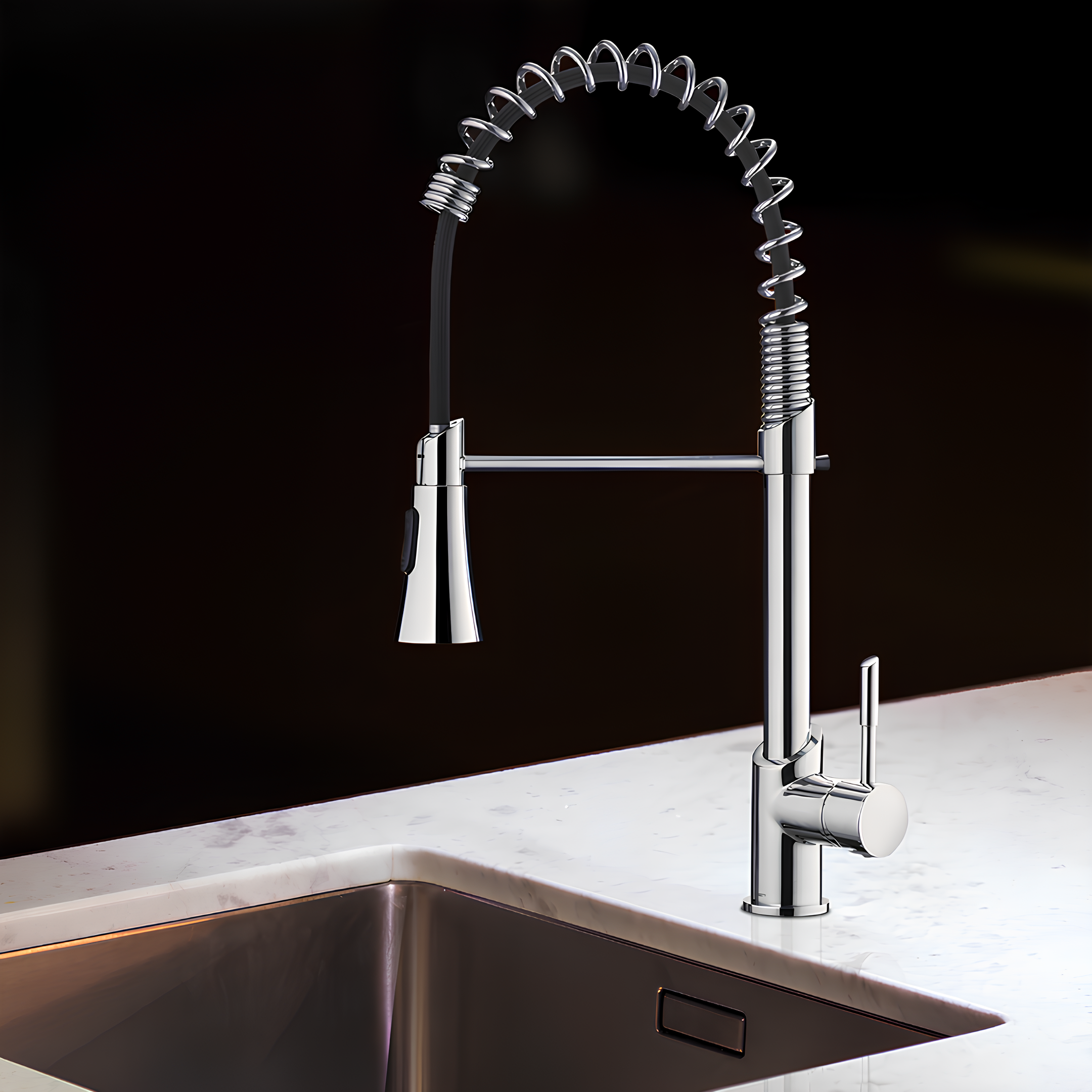 Misturador Monocomando Mesa Ducha Loren Kitchen Lorenzetti