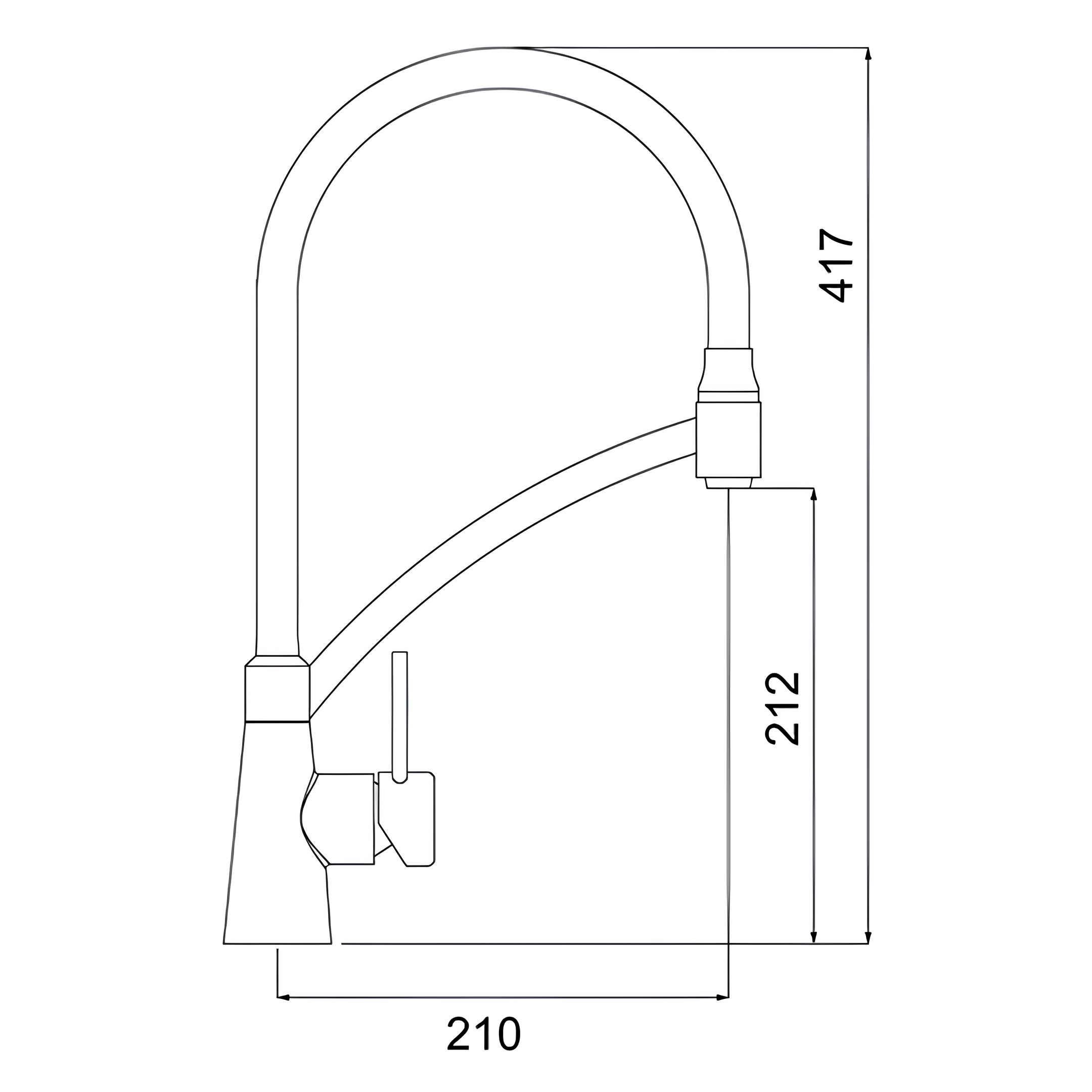 Misturador Monocomando Loren Chef Cromado 2267C81 Lorenzetti