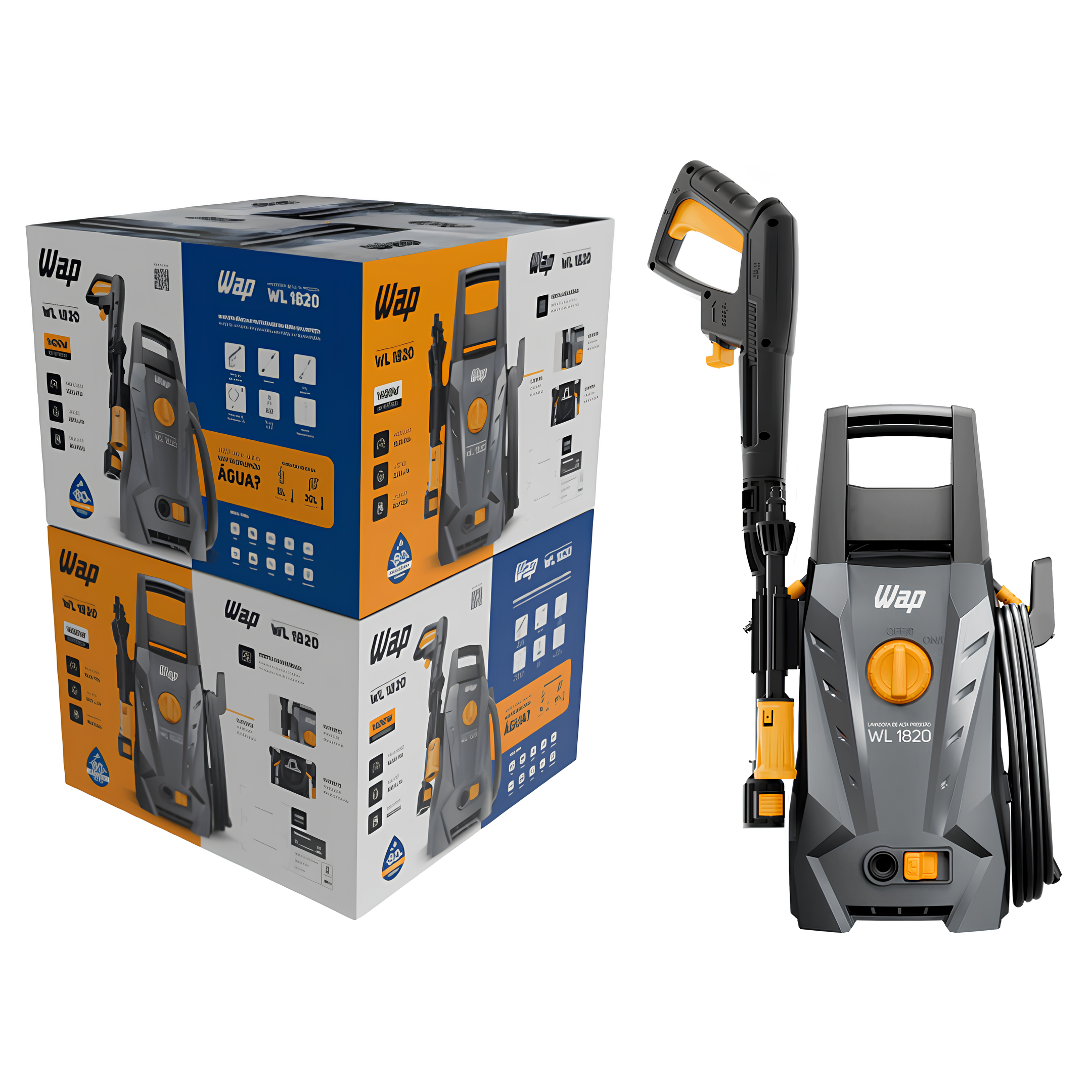 Lavadora De Alta Pressão 1400W 1500PSI WL 1820 Wap