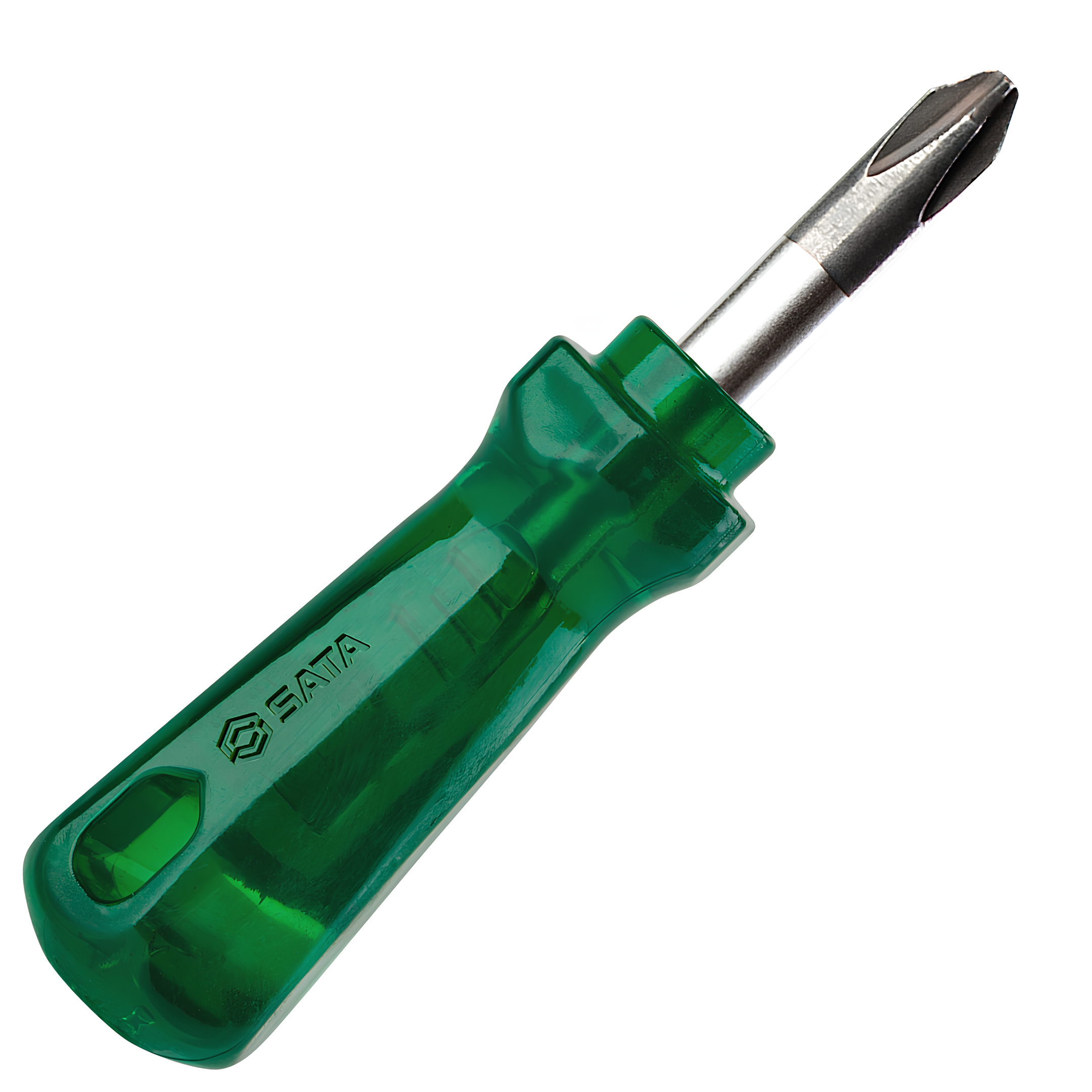 Chave Phillips Cabo Pvc Translucido Verde 1/4X1.1/2” St61389 Sata