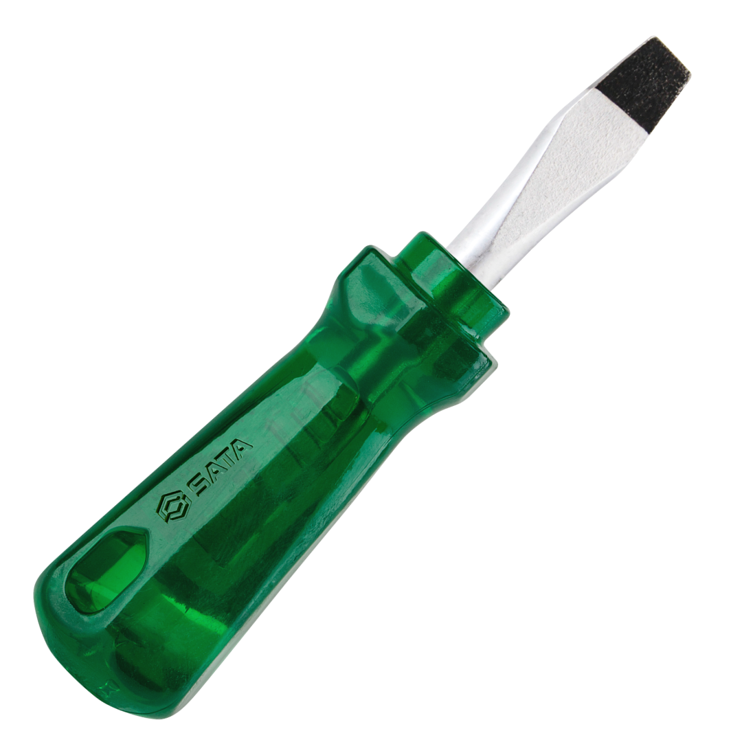 Chave De Fenda Cabo Pvc Translucido Verde 1/4X1.1/2” St61364 Sata