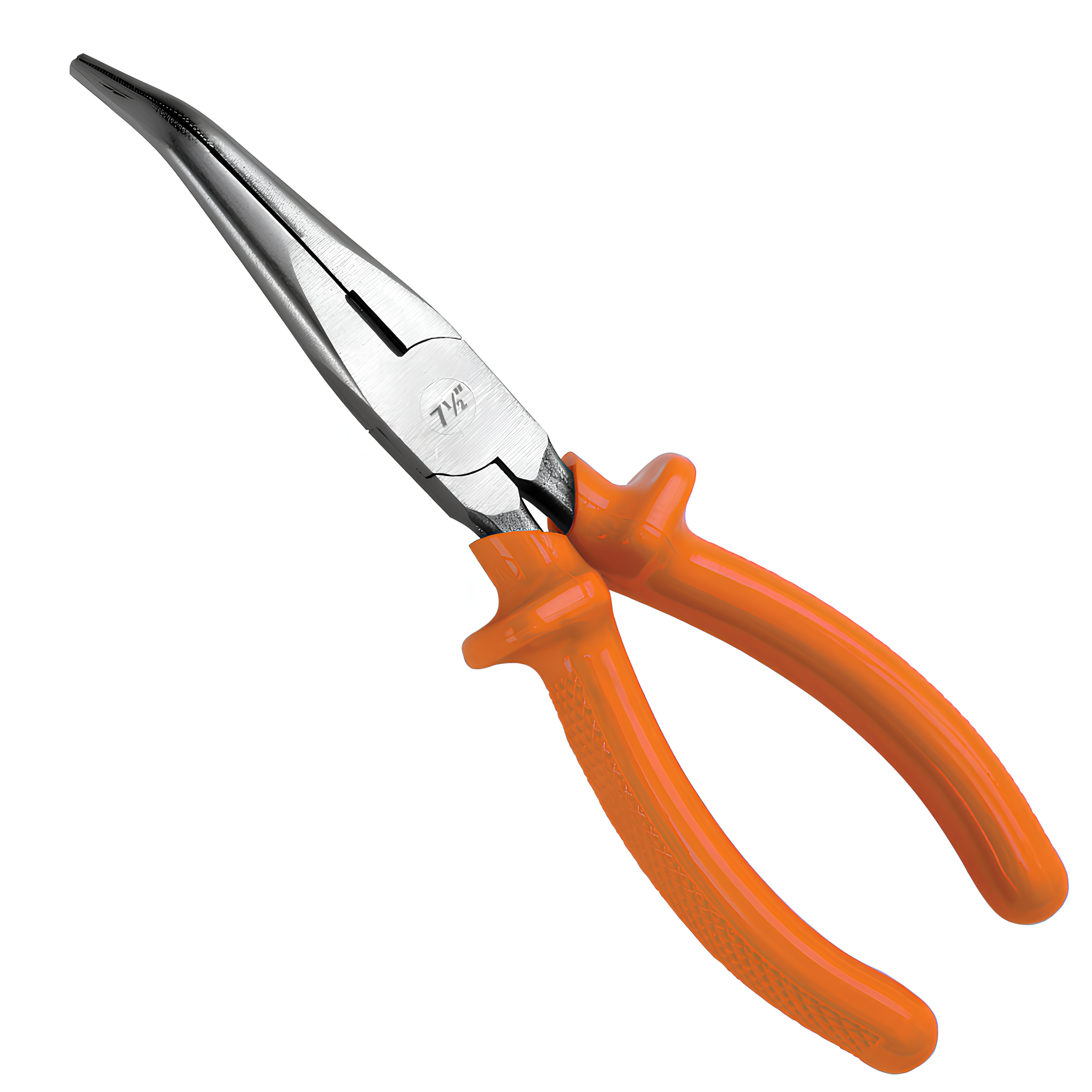 Alicate Meia-Cana Longo Curvo 7.1/2" ST72711G Sata