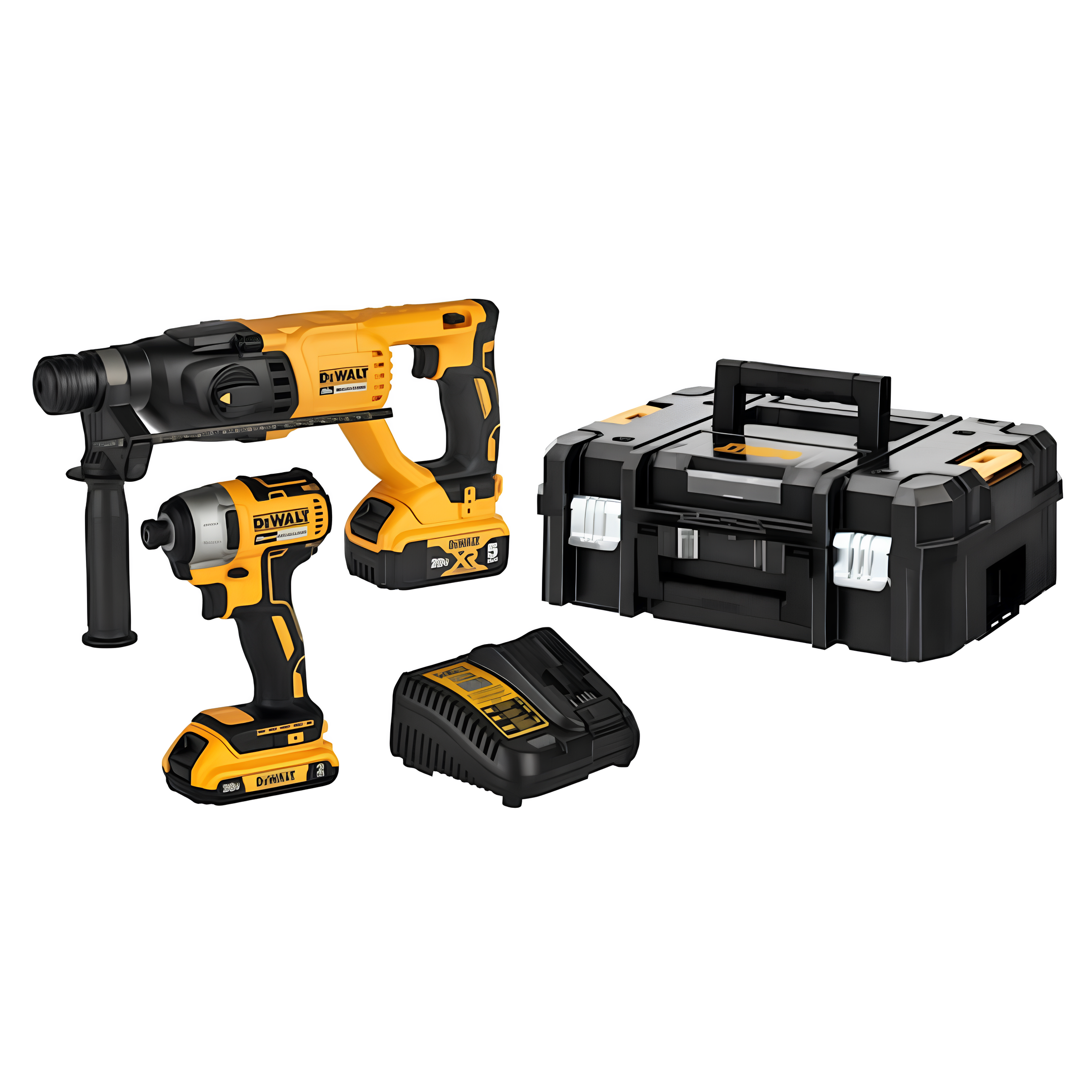 Combo Martelete SDS + Parafusadeira 1/4 DCK260D1P1TBR Dewalt