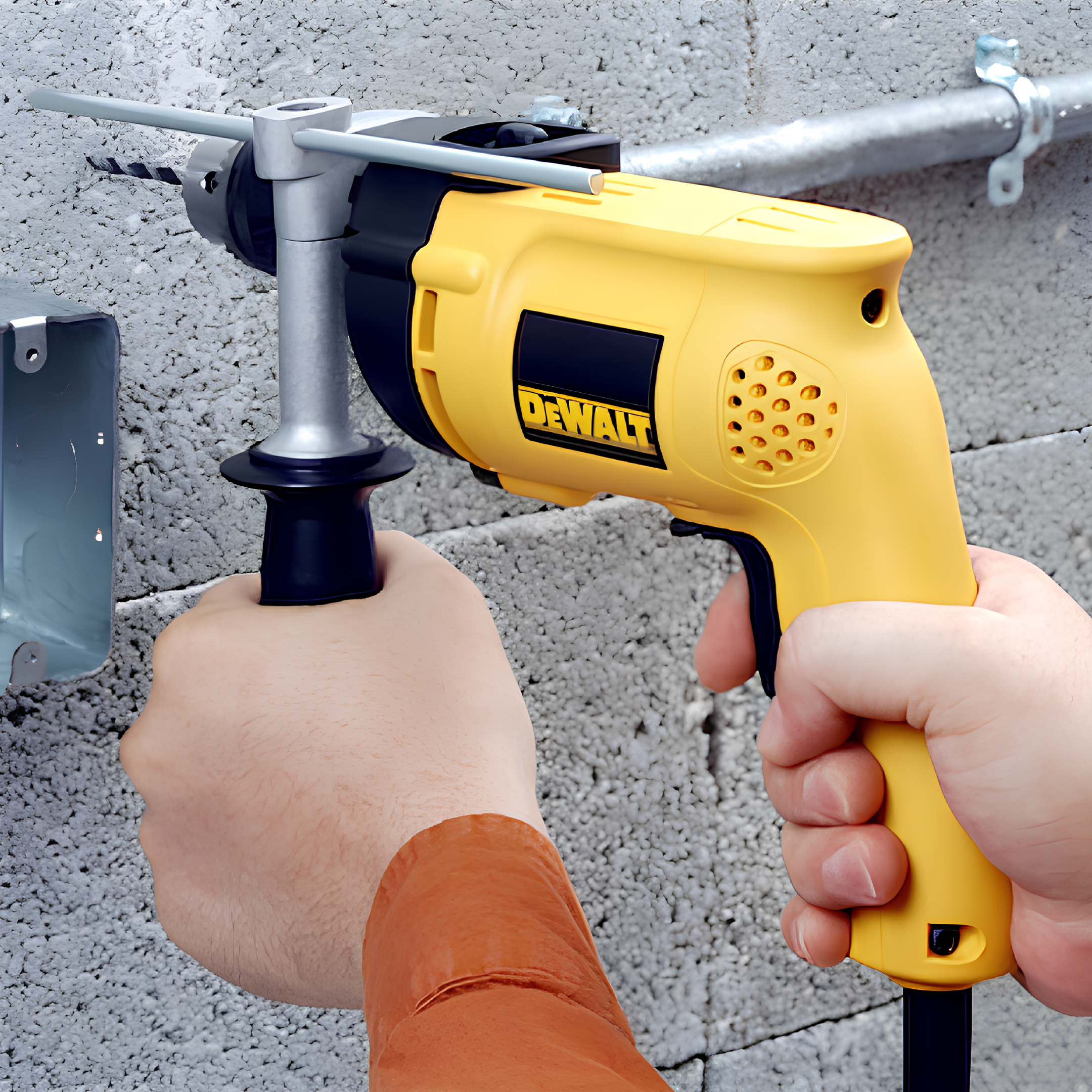 Furadeira De Impacto 1/2" 13Mm 800W Vvr 220V Dw508sb2 Dewalt