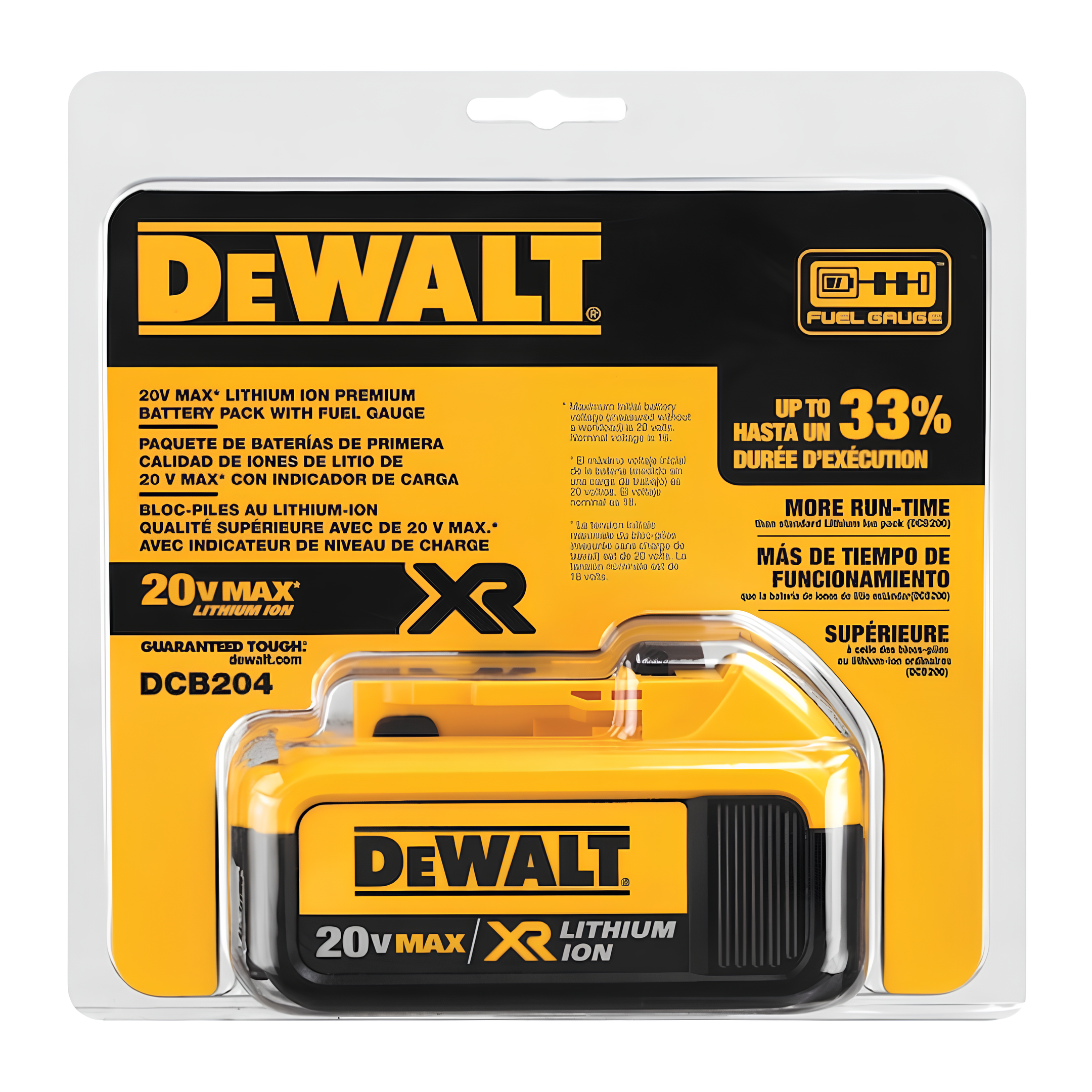 Bateria 20V Max Li-Ion Premium Xr 4.0Ah Dcb204-B3 Dewalt