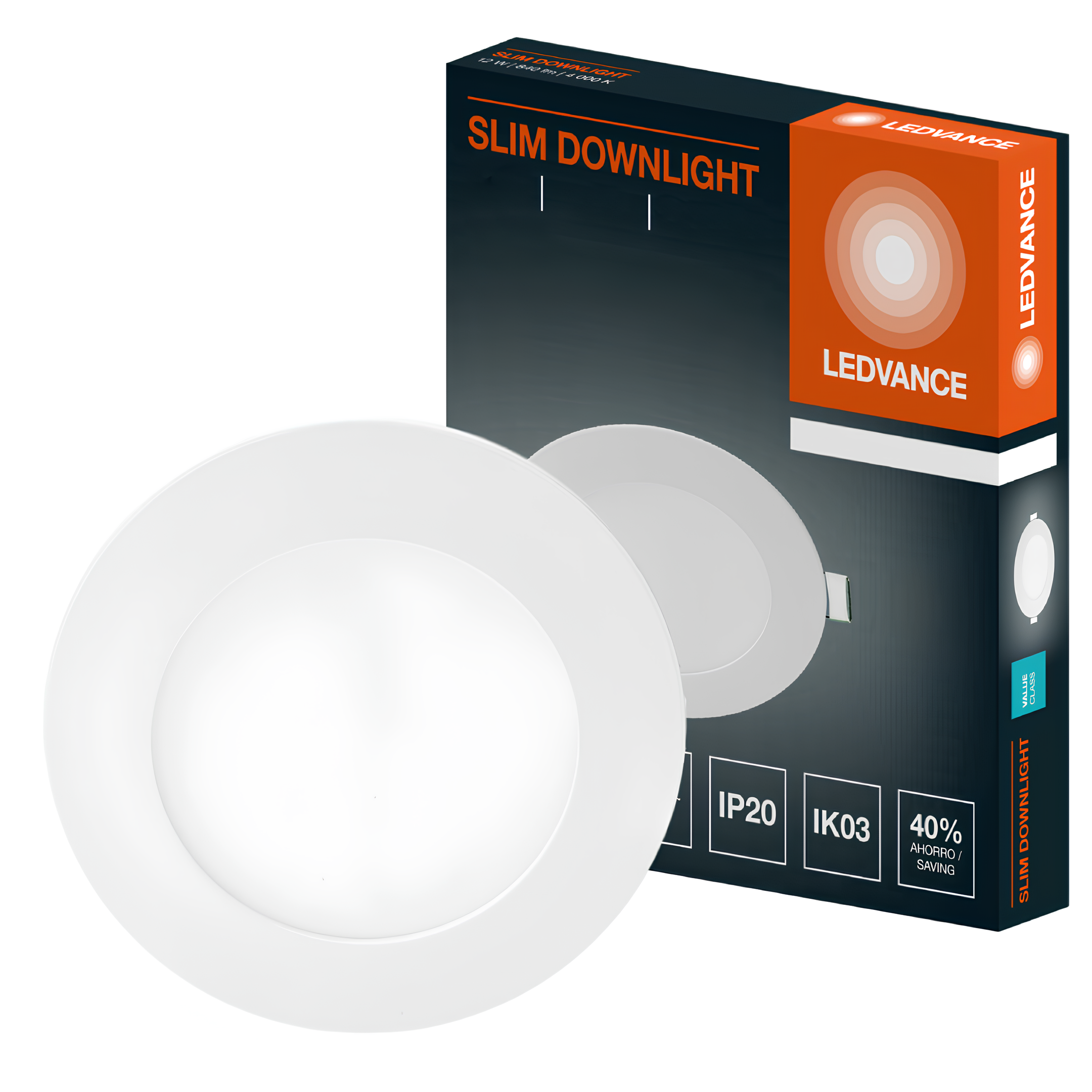 Luminaria Led Redonda Embutir 12W 840Lm 110° Bivolt Ledvance