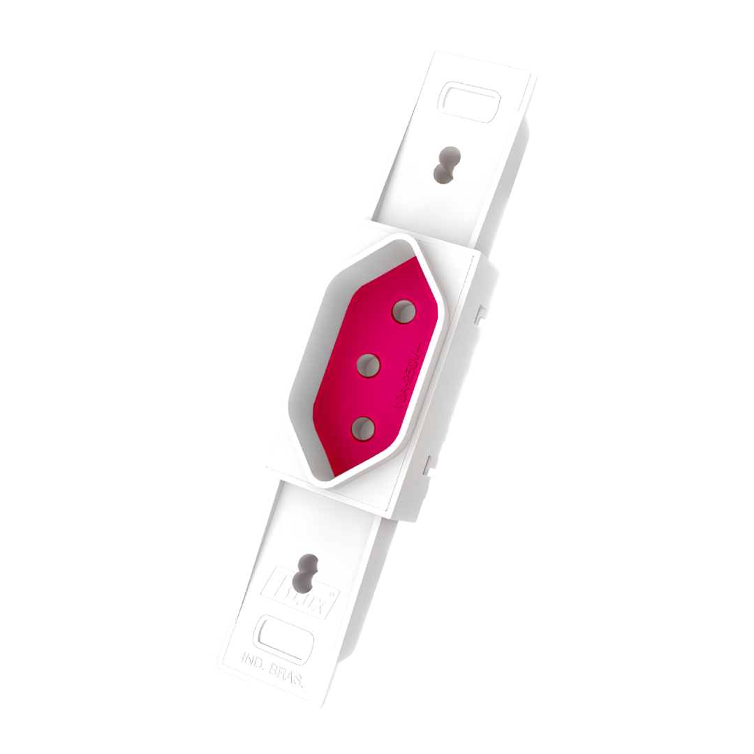 Modulo Tomada 2P+T Hexagonal 20A Vm Finesse 10619-4 Blux