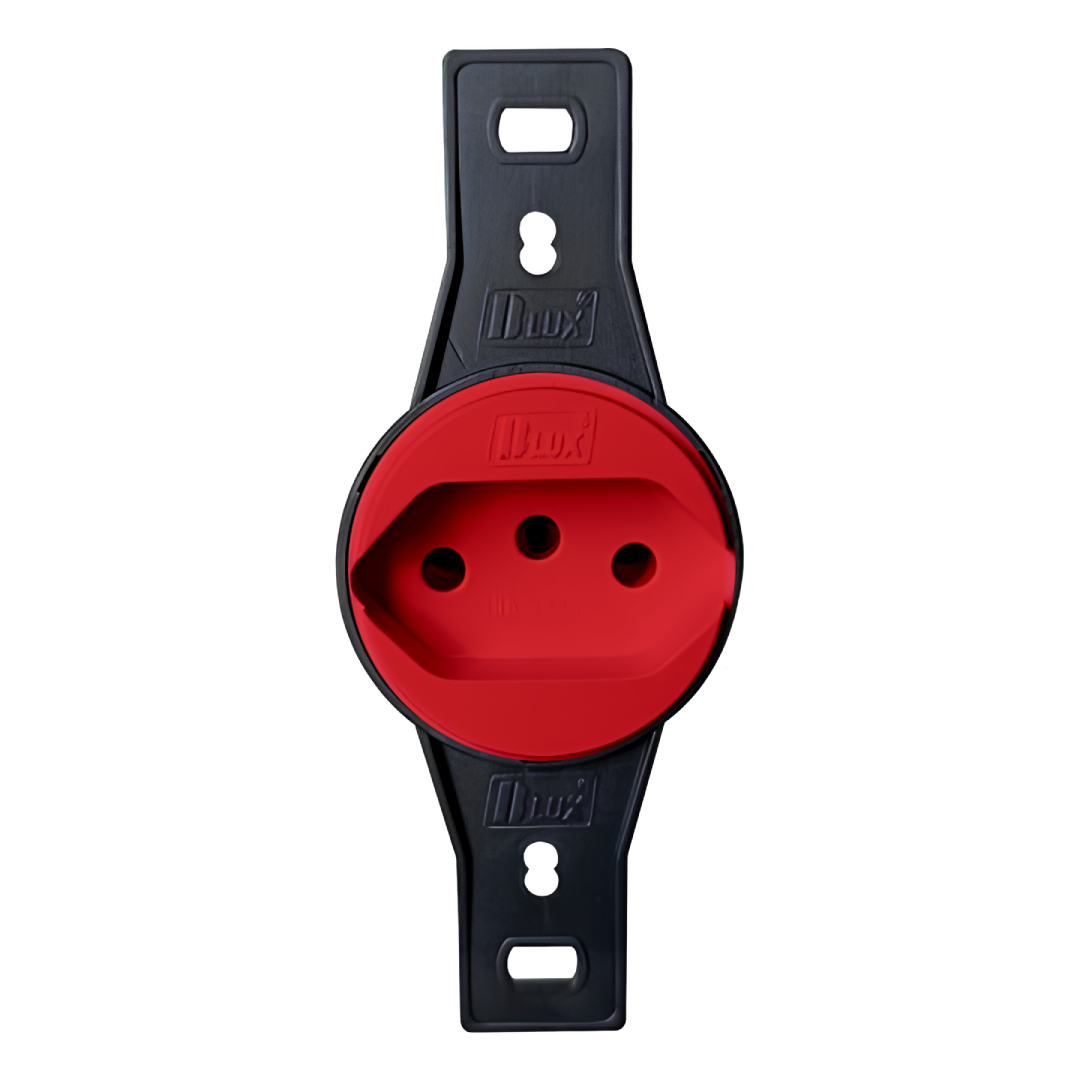 Modulo Tomada 2P+T Redonda 20A Haste Longa Vm 9896-5 Blux