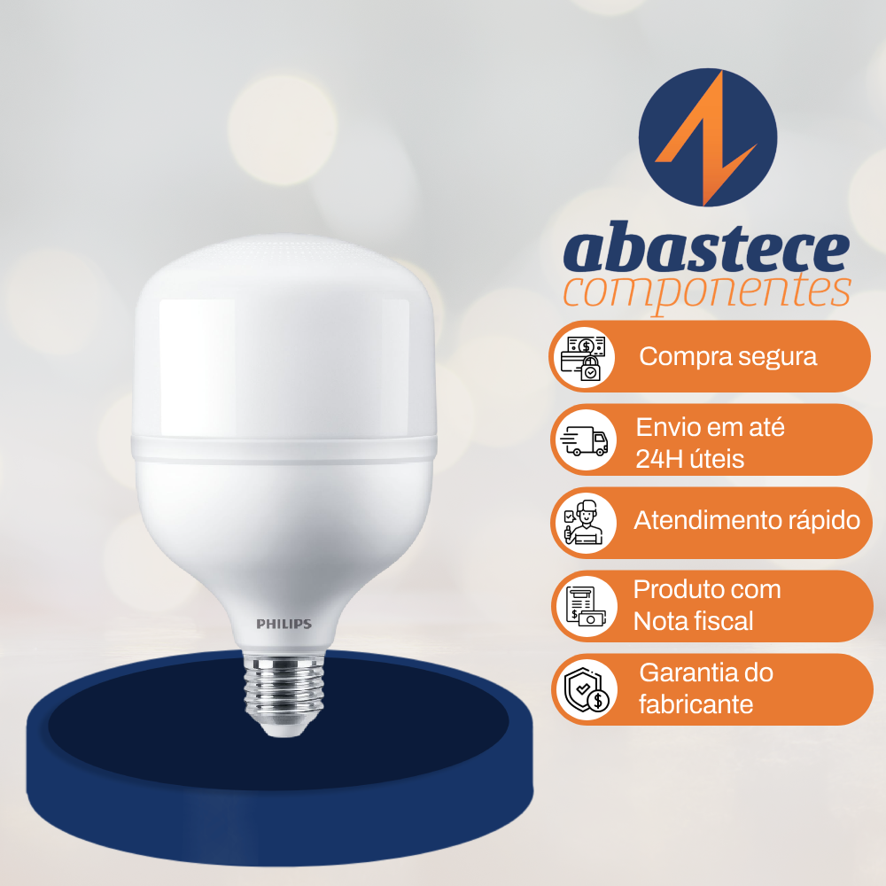 Lampada Trueforce Core T100 40W 6500K 3000Lm E27 Philips